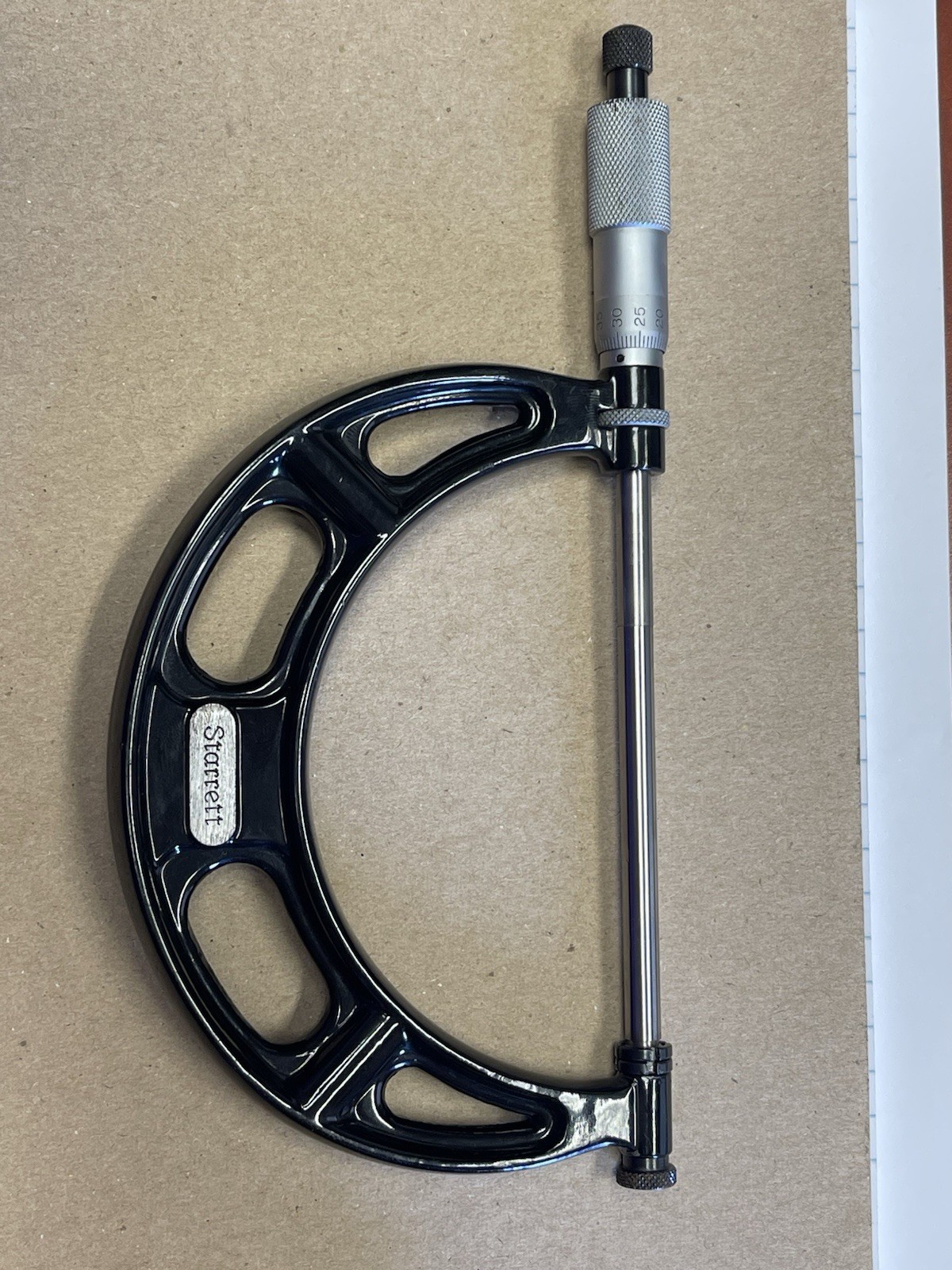 Starrett Outside Micrometer Set 6-12 in Mechanical 0.001 in, MPN T2162