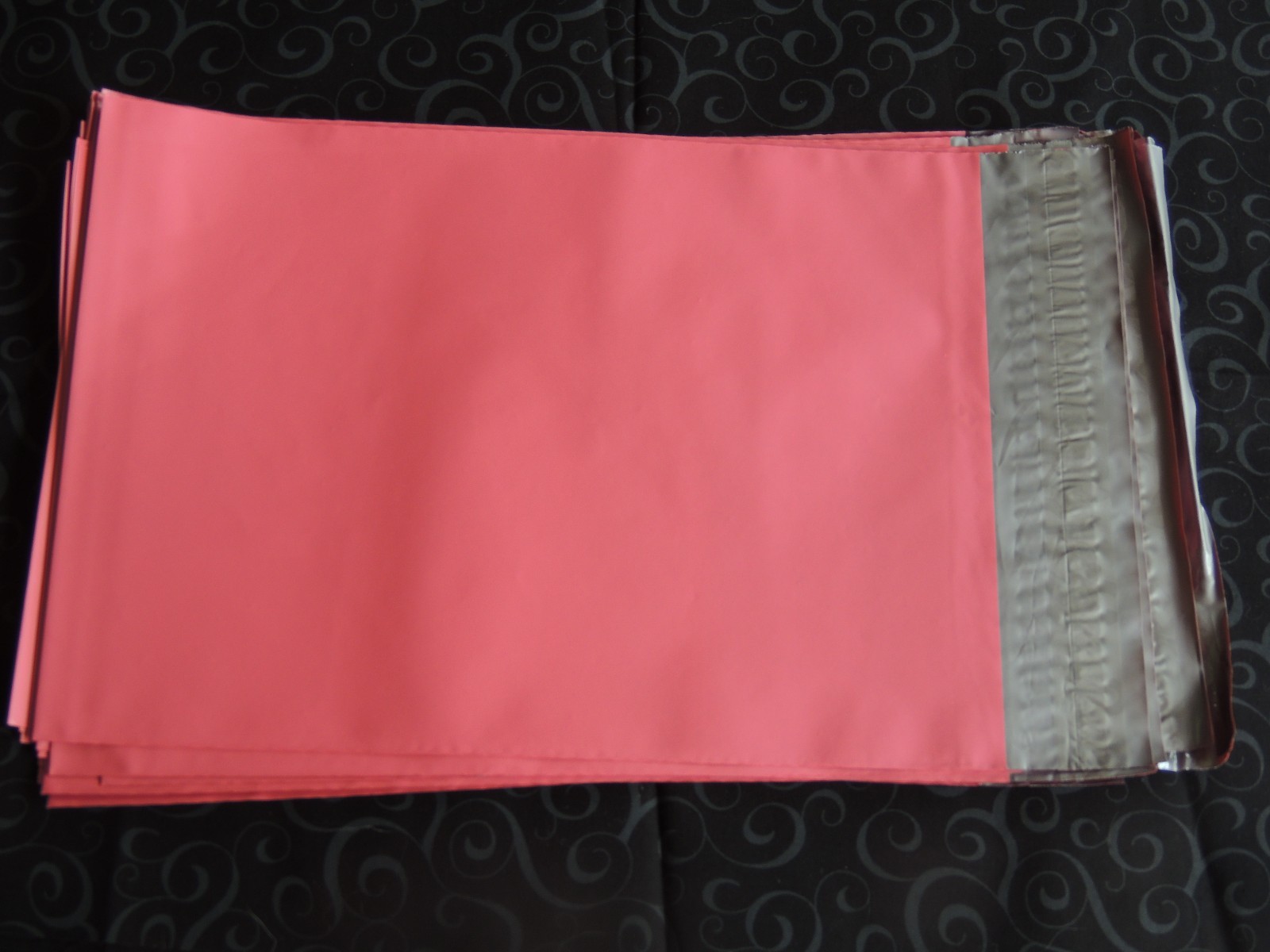 100 Pink Purple 7×10 Flat Poly Postal Mailer Envelopes, Self Seal USPS Shipping