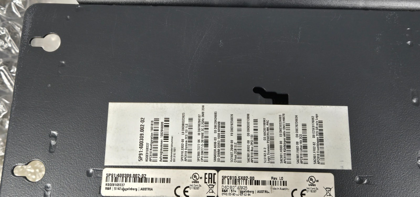 B&R 5PC910.SX02-00 Automation PC 910 APC910 REV L NEW OUT OF BOX