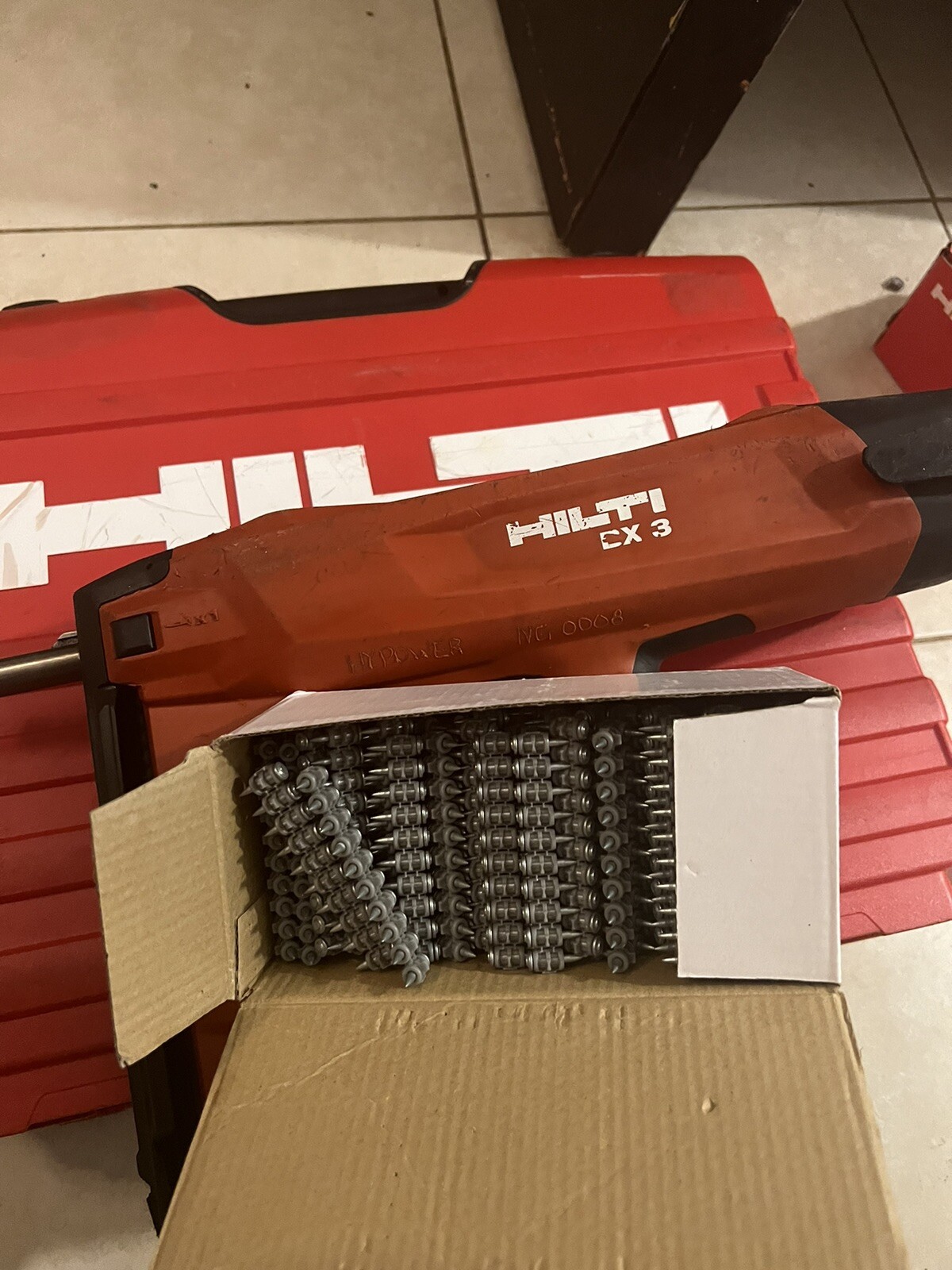 1000x Concrete Nails for Hilti Bx3 (19mm) -Pins For Hilti Bx3 Nailgun
