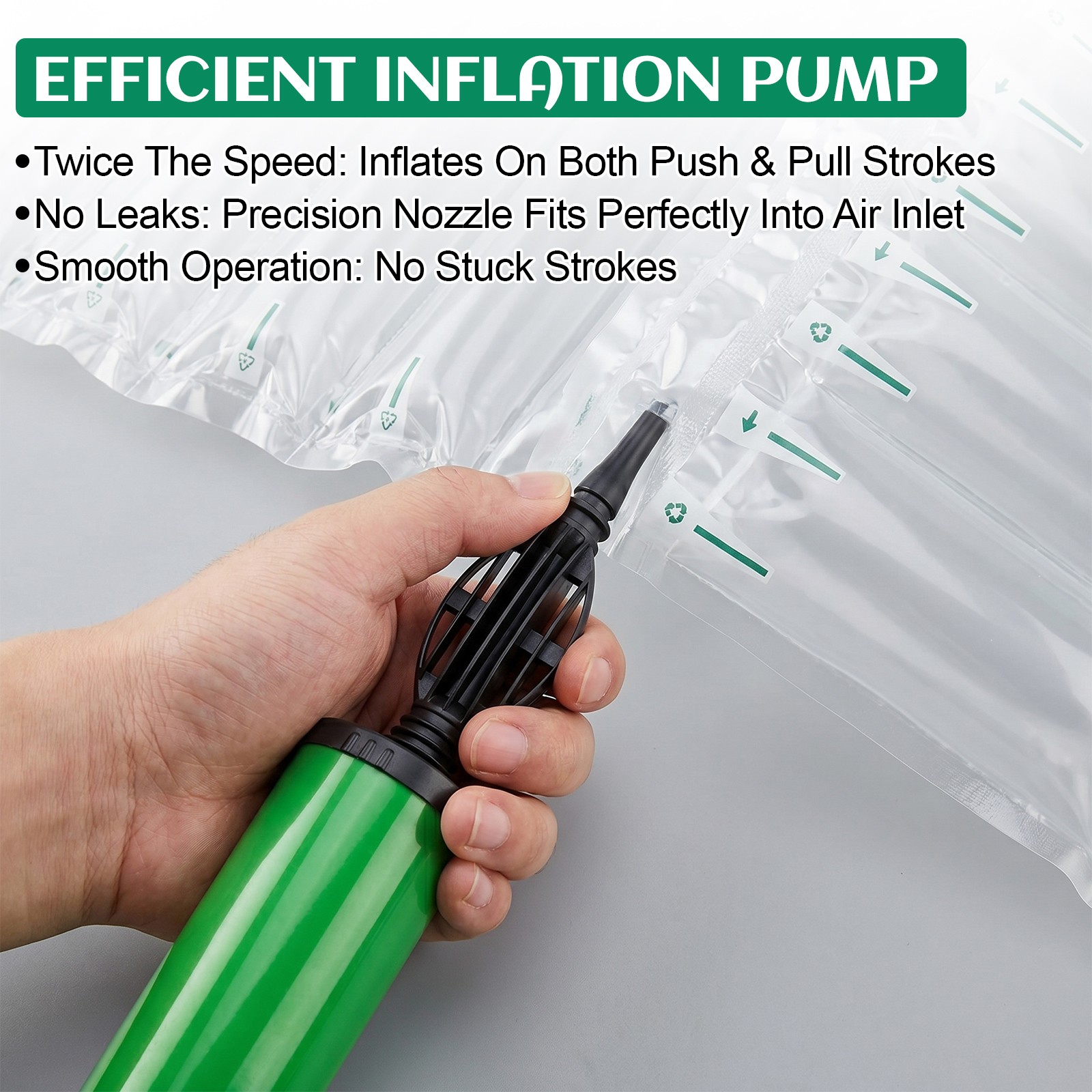 400 Count Air Pillows with Pump 50 Gal Inflatable Air Cushion Bags For Shipping