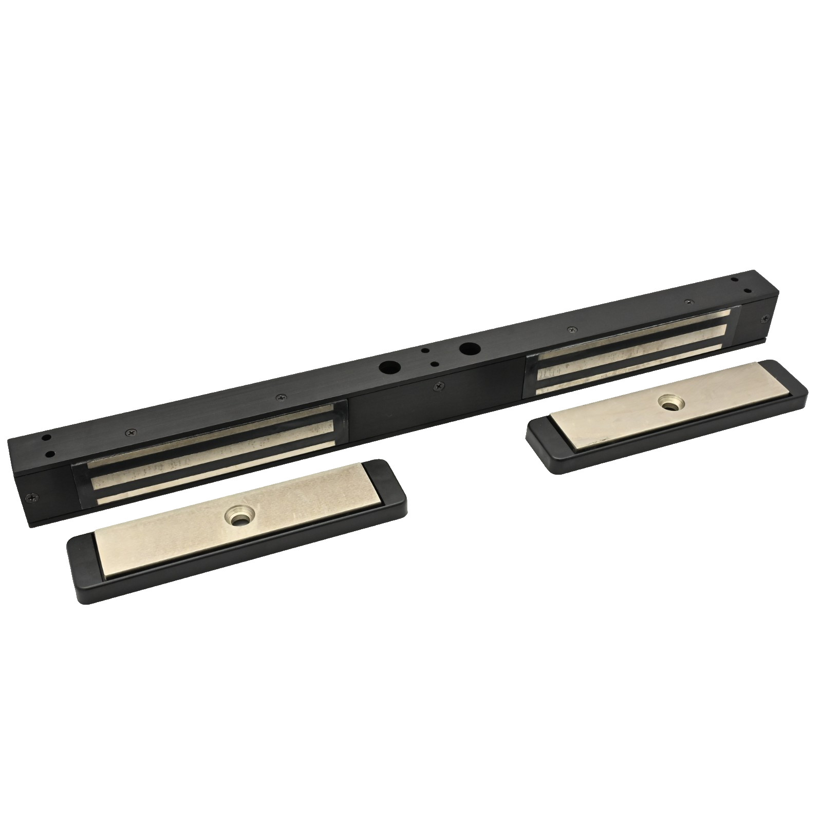 DynaLock 2522-US19 x DSM2 Dual Electromagnetic Lock, 650lbs, Outswing, Black