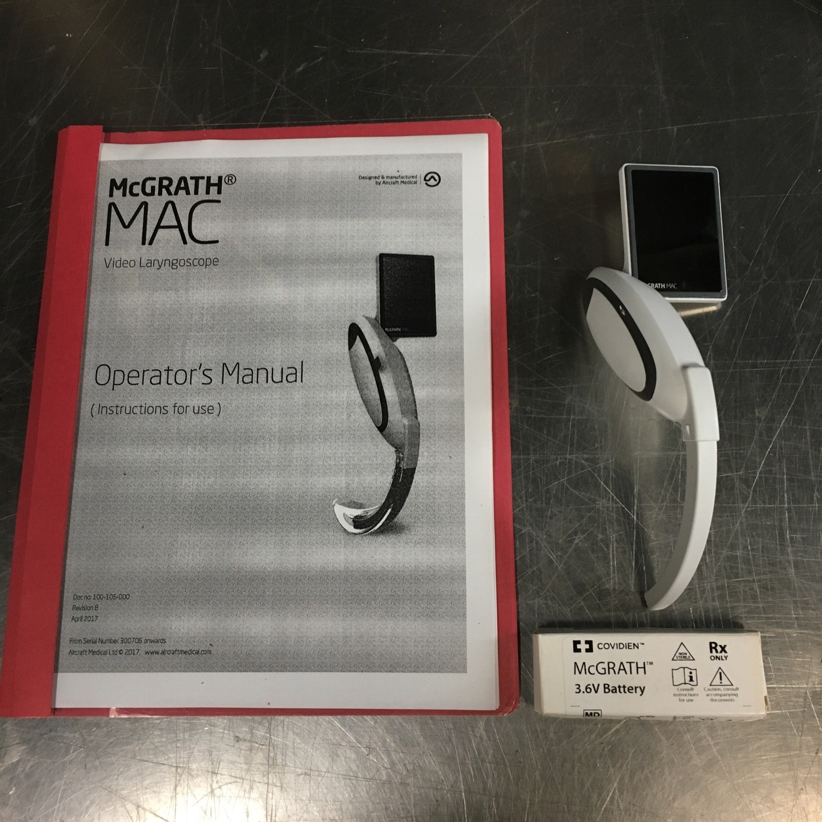 McGRATH MAC Video Laryngoscope New Battery !!