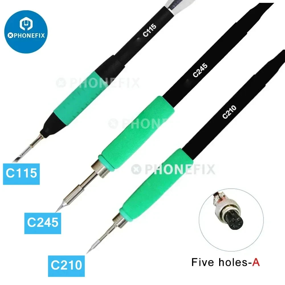 Universal 6PIN 5PIN T210 T245 T115 Handle for JBC Aixun Aifen I2C Precision Sold