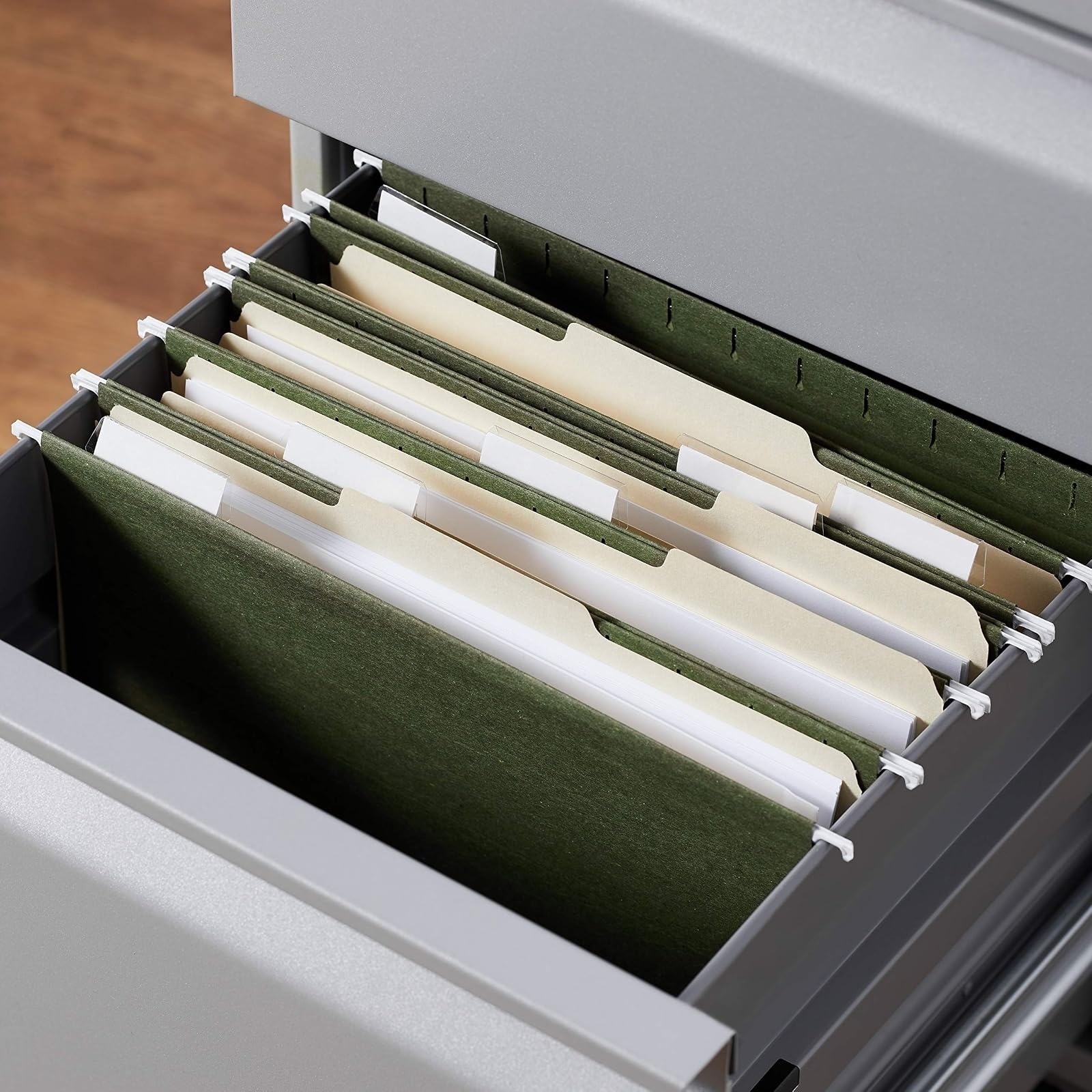 Hanging File Folders with Adjustable Tabs, Sturdy Expandable Documents