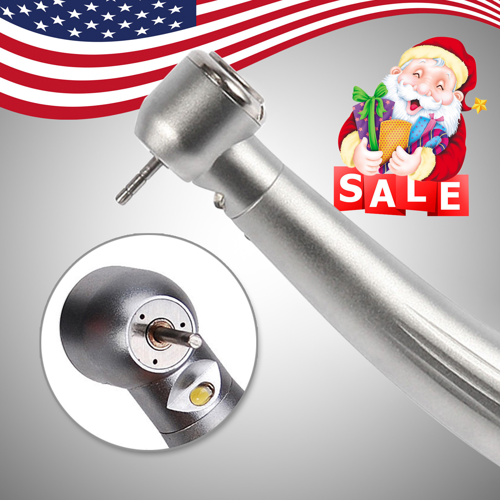 E-generator Dental LED Fiber Optic Handpiece 4 hole YBM TURBINE