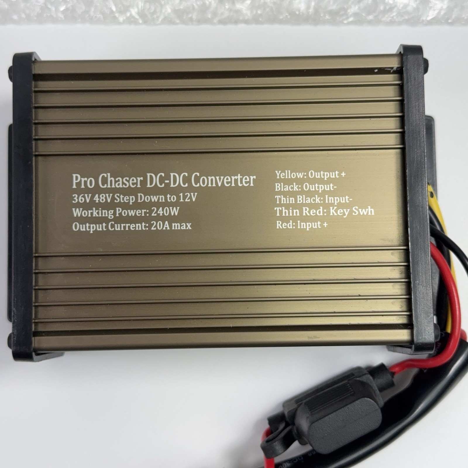 Pro Chaser DC-DC 36V 48V Voltage Converter Regulator Reducer to 12V 360W 30A