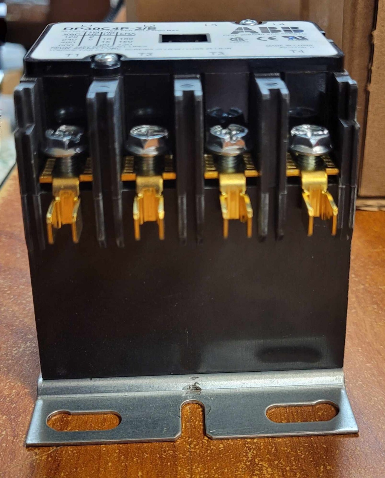 Jackson 5945-004-43-74 4 Pole 220V (Rinse Or Wash Heater) Contactor NEW!
