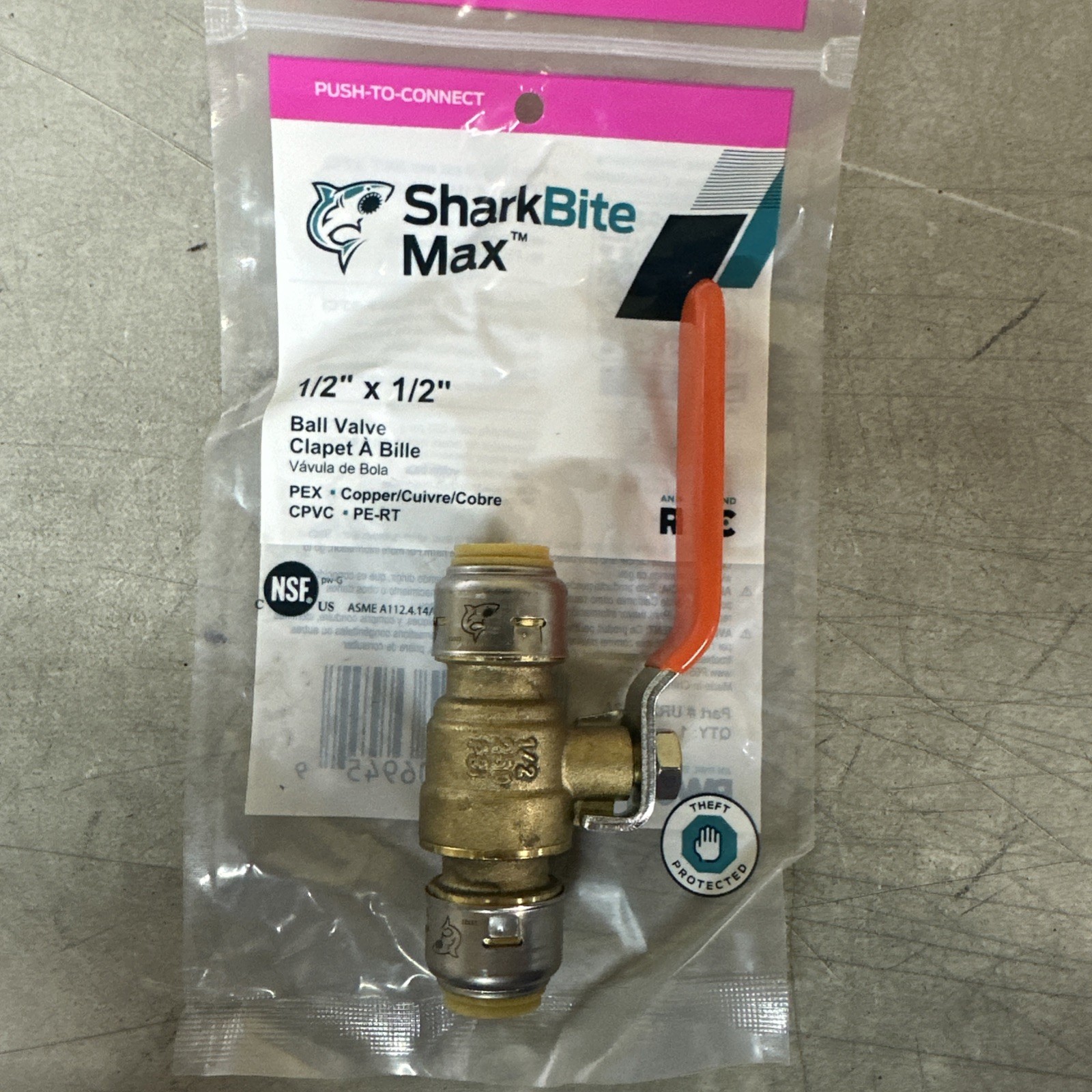 NEW SharkBite Ball Valve 1/2” X 1/2” PN: UR22222A
