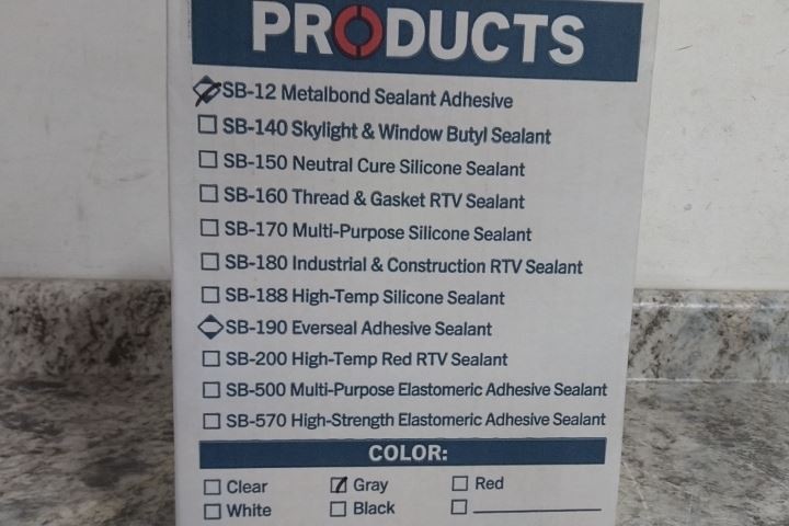 Surebond SB-12 12 Pk 10 Oz Container Size Gray Hybrid Sealant (BW)