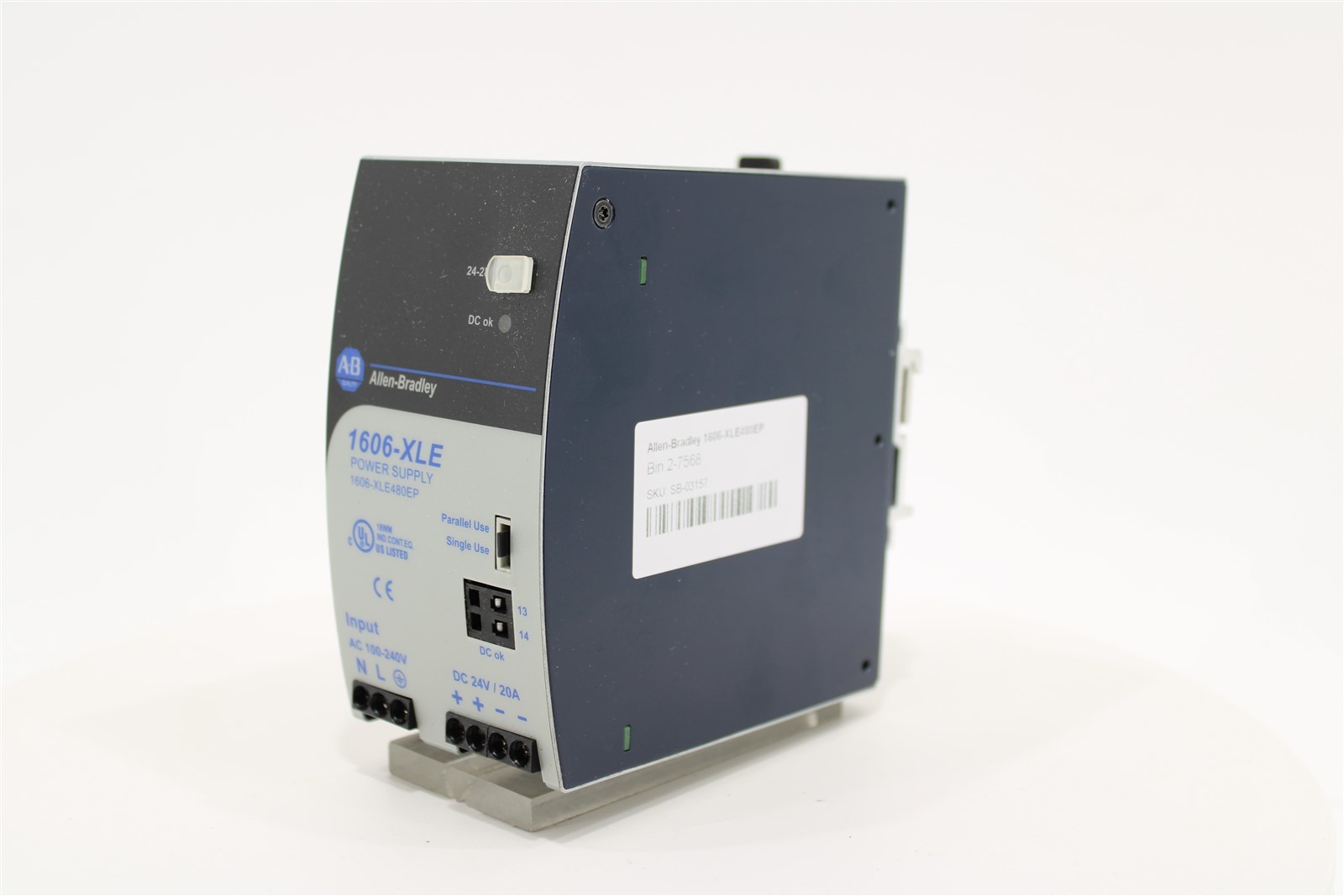 Allen-Bradley 1606-XLE480EP Power Supply | 24V DC | 480W | 20A | 100-240V AC