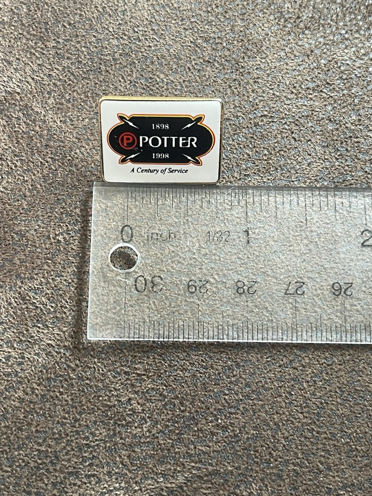 Potter Electric Signal Company centennial pin