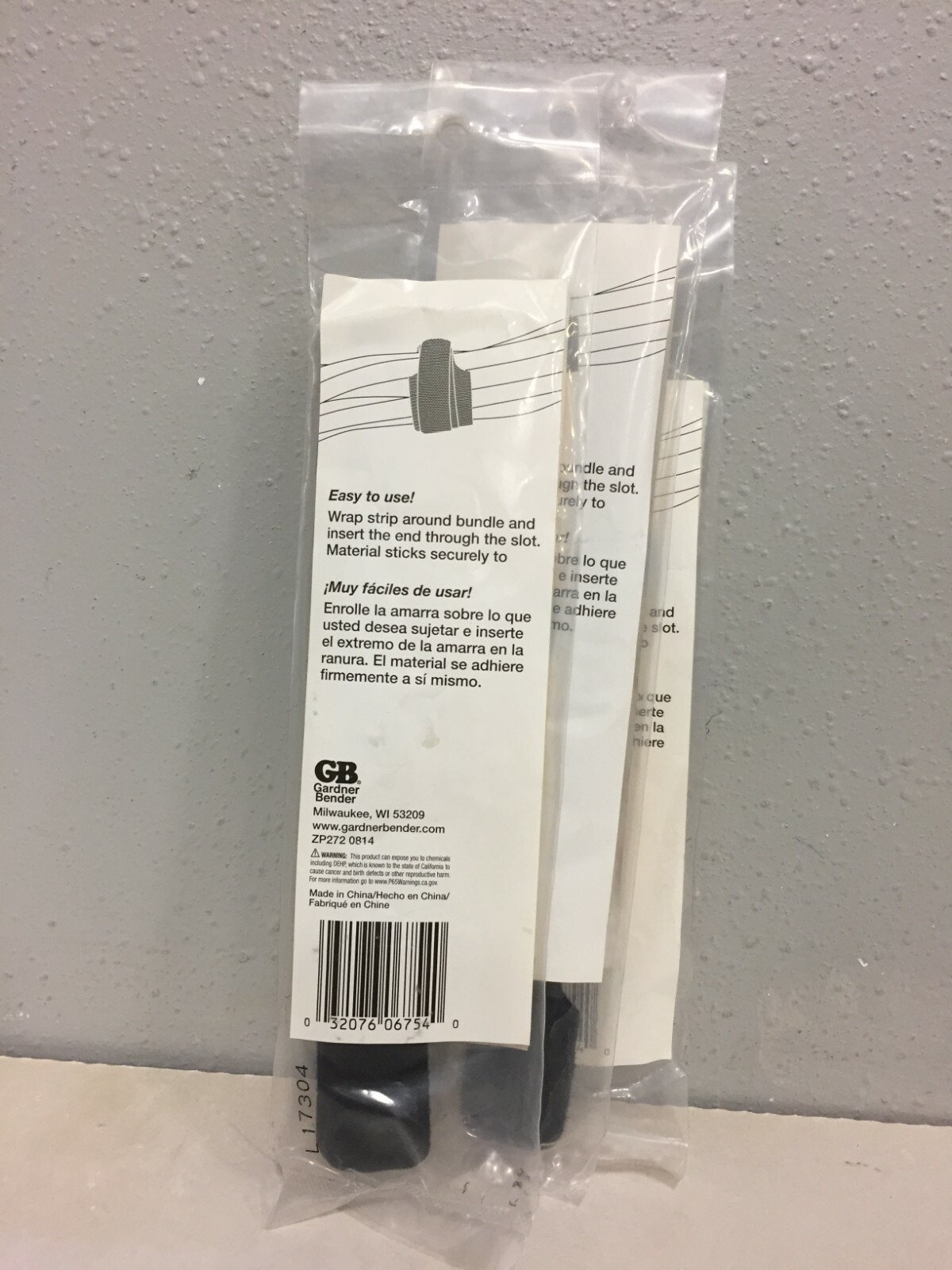 Gardner Bender 45-V8BKW 8″L Vlcro Blk Hook/Loop Fastener Qty 3-5 pks (15 total)