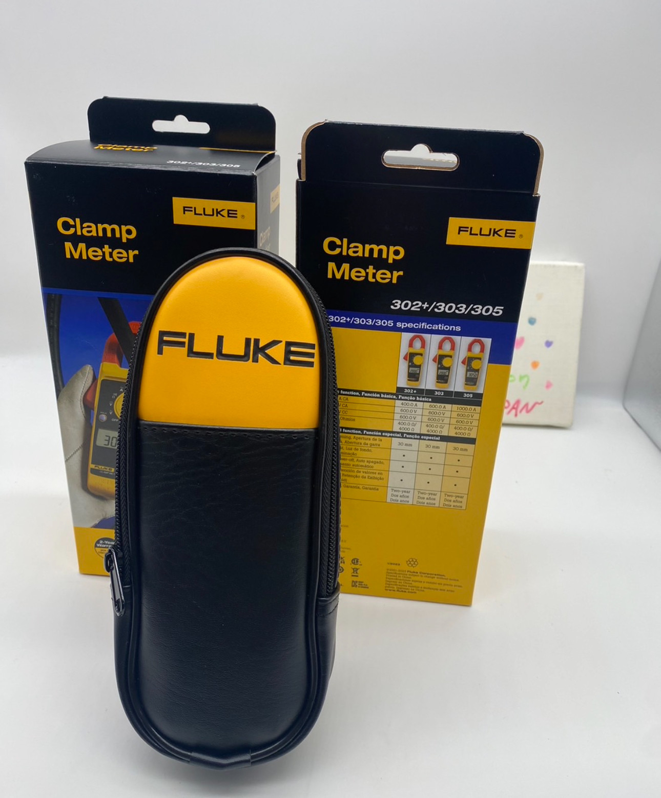 Fluke 302+ plus AC400A Clamp Tester AC/DC Volt Amp Multimeter Average Brand New