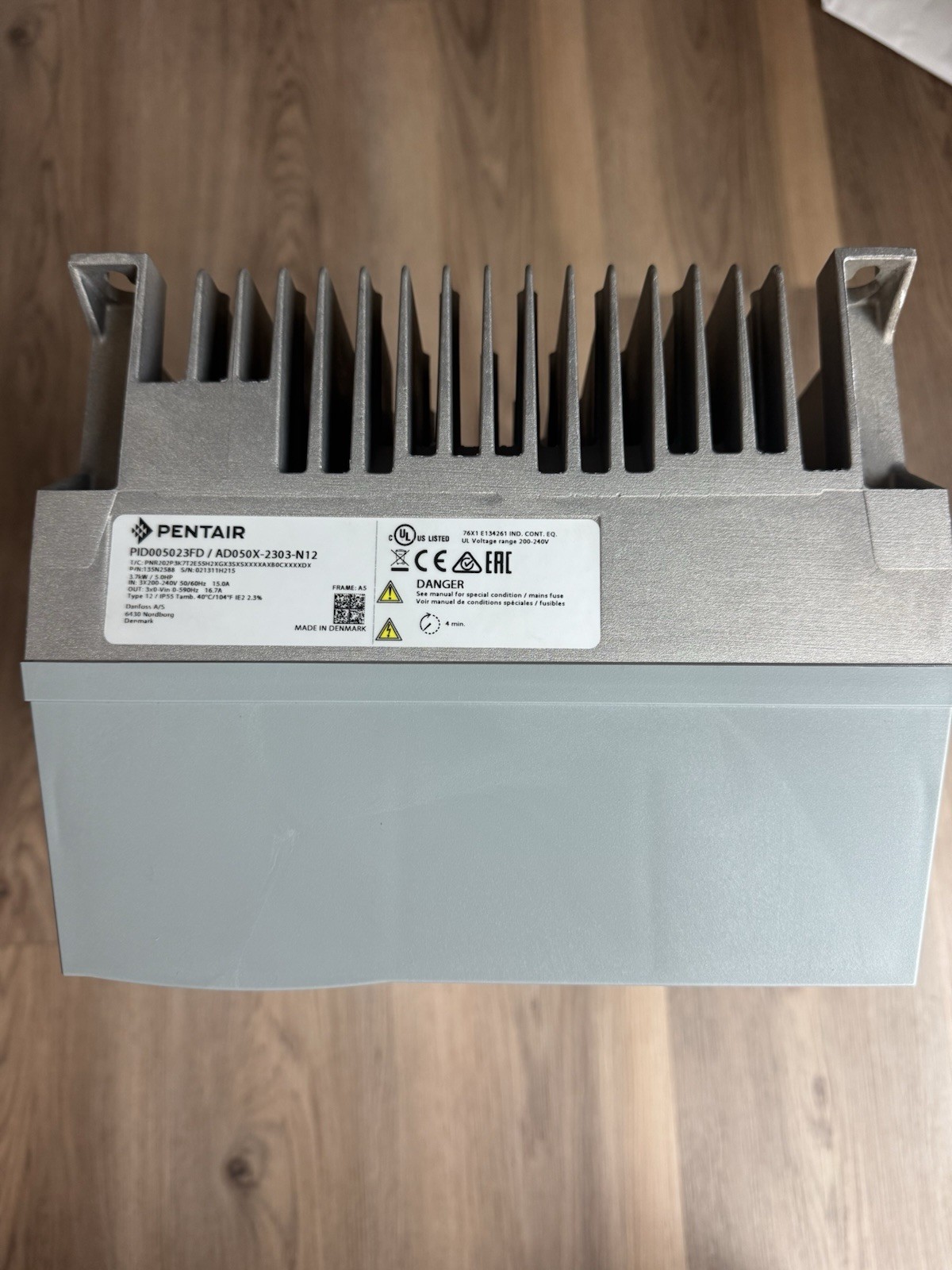 Pentair PID005023FD 5HP Variable Frequency Drive (VFD) NEW