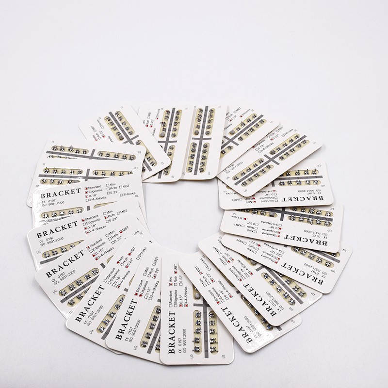 1-100Pack Dental Orthodontic Brackets Braces Roth/MBT/Edgewise 25 Size to Choice