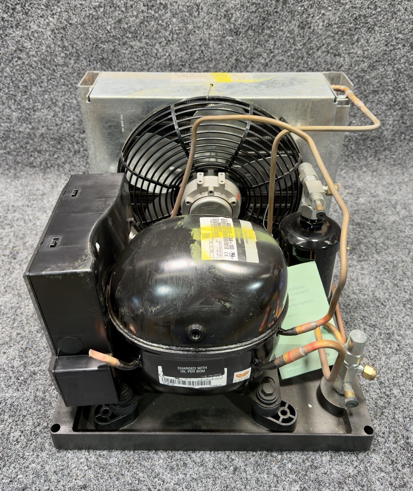 Copeland M6EM-H032-CAA-212 Condensing Unit R404A, 1/3 HP, 115V, ASE20C4E