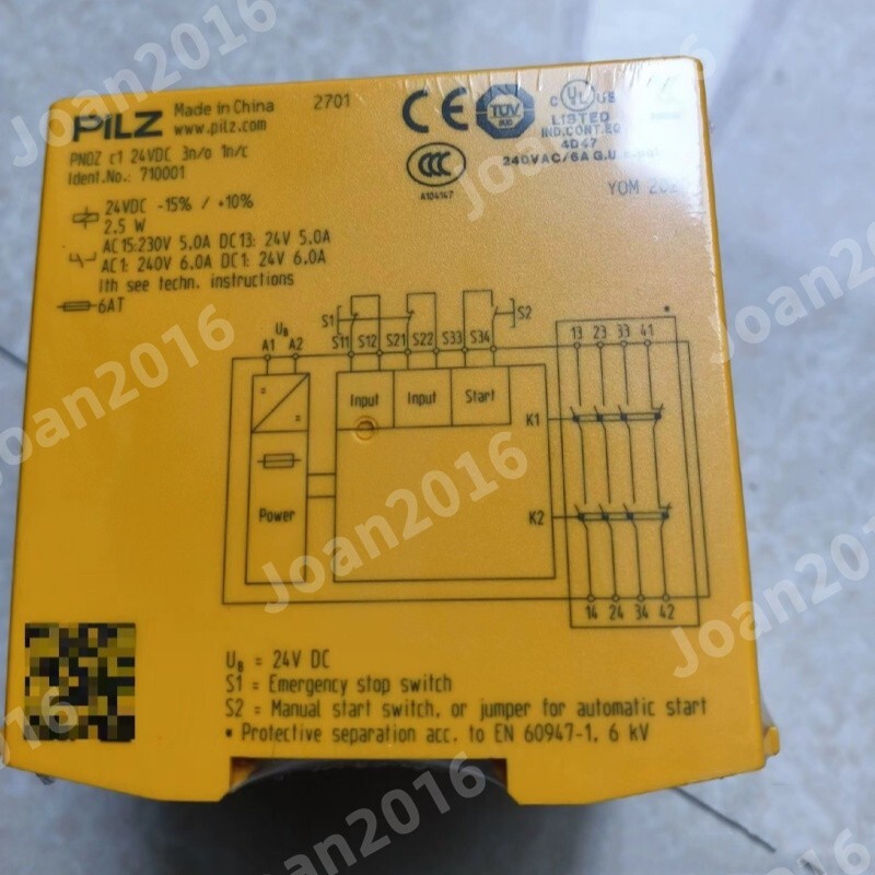 1pcs New PILZ 710001 magnetic safety sensor PNOZ c1 24VDC 3n/o 1n/c