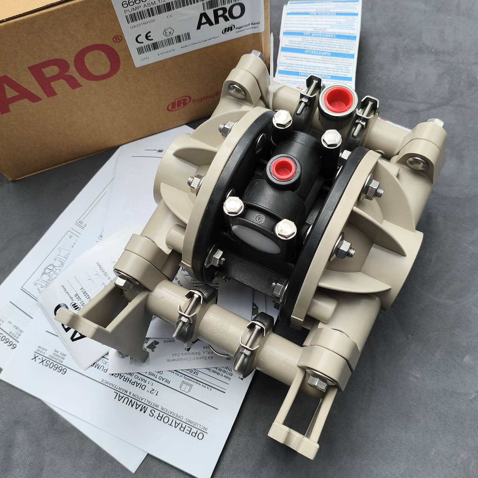 New Air Operated Double Diaphragm Pump for Ingersoll Rand ARO 666053-3EB