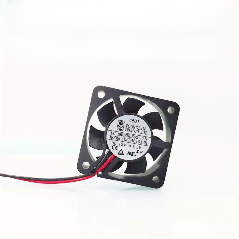 YOUNG LIN DFS401012H 4cm 12V 1.2W Ultra-silent Cooling CPU Fan 2pin