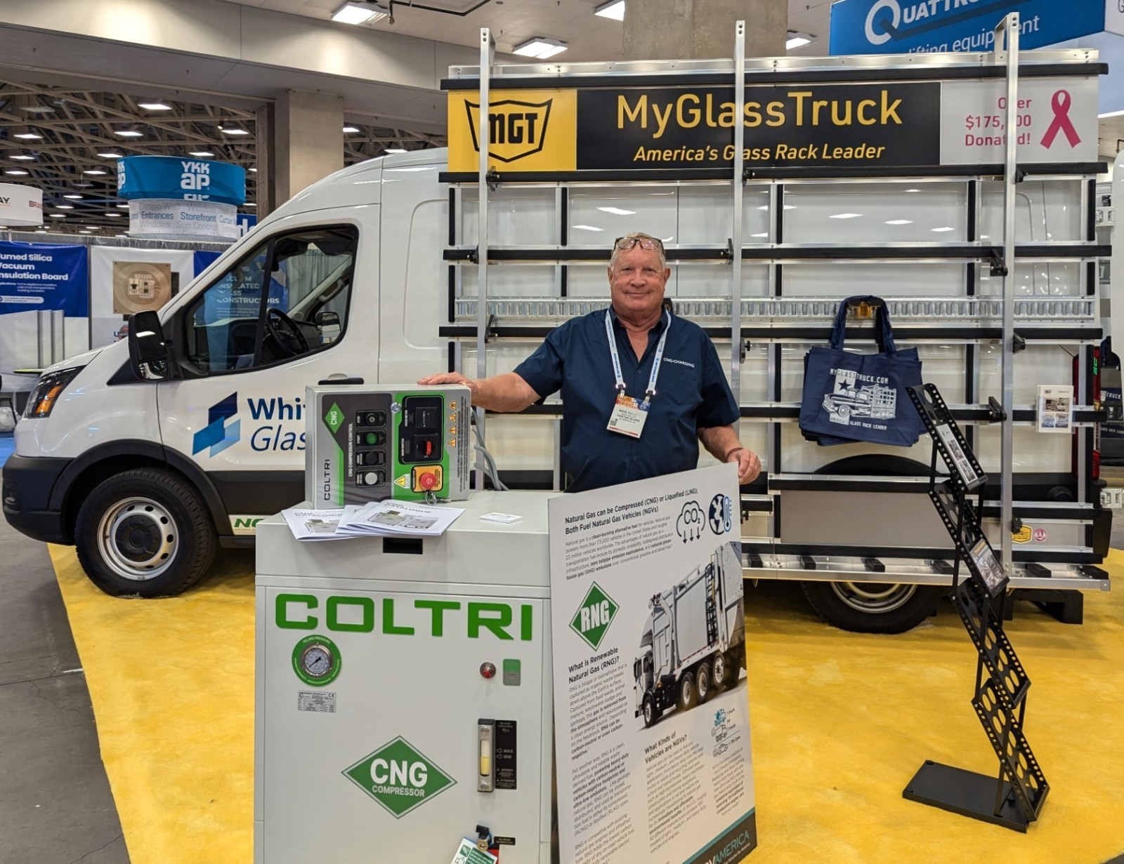 Coltri CNG RC-85 EM, MCH-5 Single Phase Compressor 220 volt, 3600 PSI, 250 hours