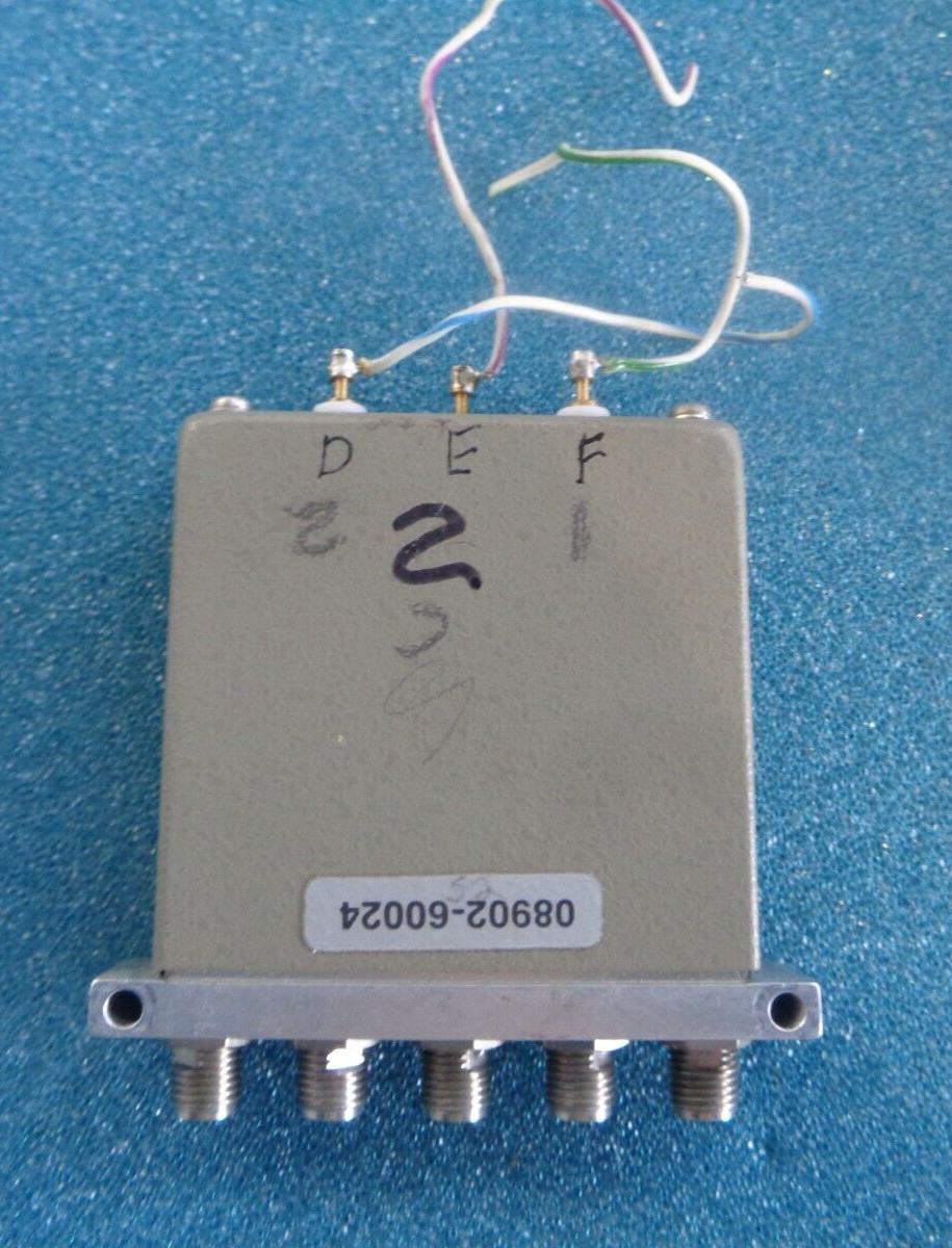 Hewlett Packard HP 33311X 08902-60024 Option 011-C05 5 Port Coaxial Switch