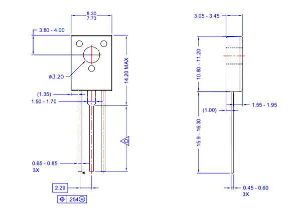 2 Pcs – C106DG Reverse Blocking Thyristor | TO-126 | 4 Amp 400 Volts | US Ship