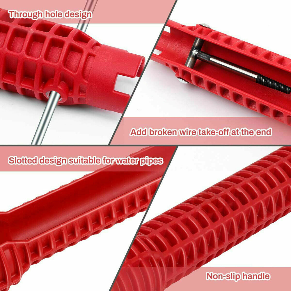New 8in1 Faucet and Sink Installer Multi Tool Plumbing Repair Removal Tool US