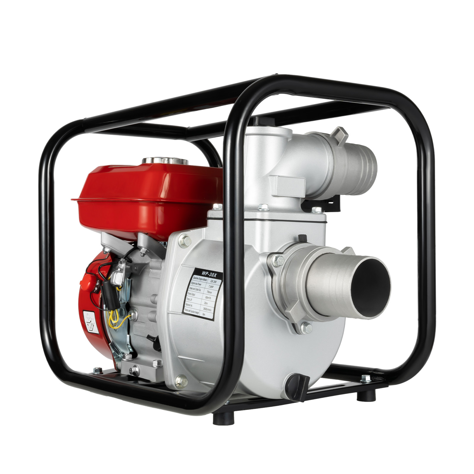 7.5HP Irrigation Water Pump Gas Powered Pump 3″ Garden Farm High Pressure Pump