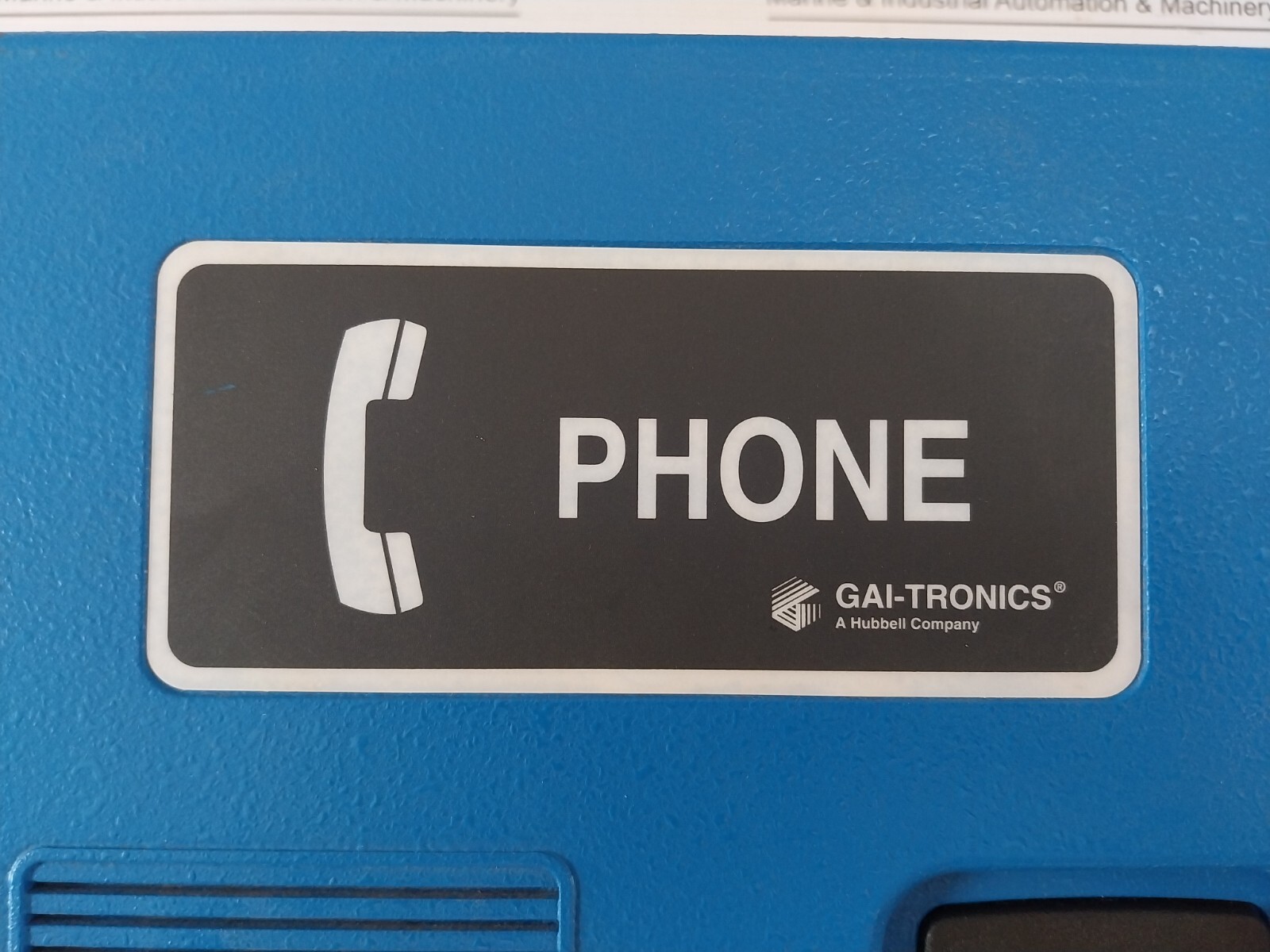 GAI-TRONICS 351-001 Telephone Module for Hazardous Area 10A-46048HAC 48 VDC/40MA