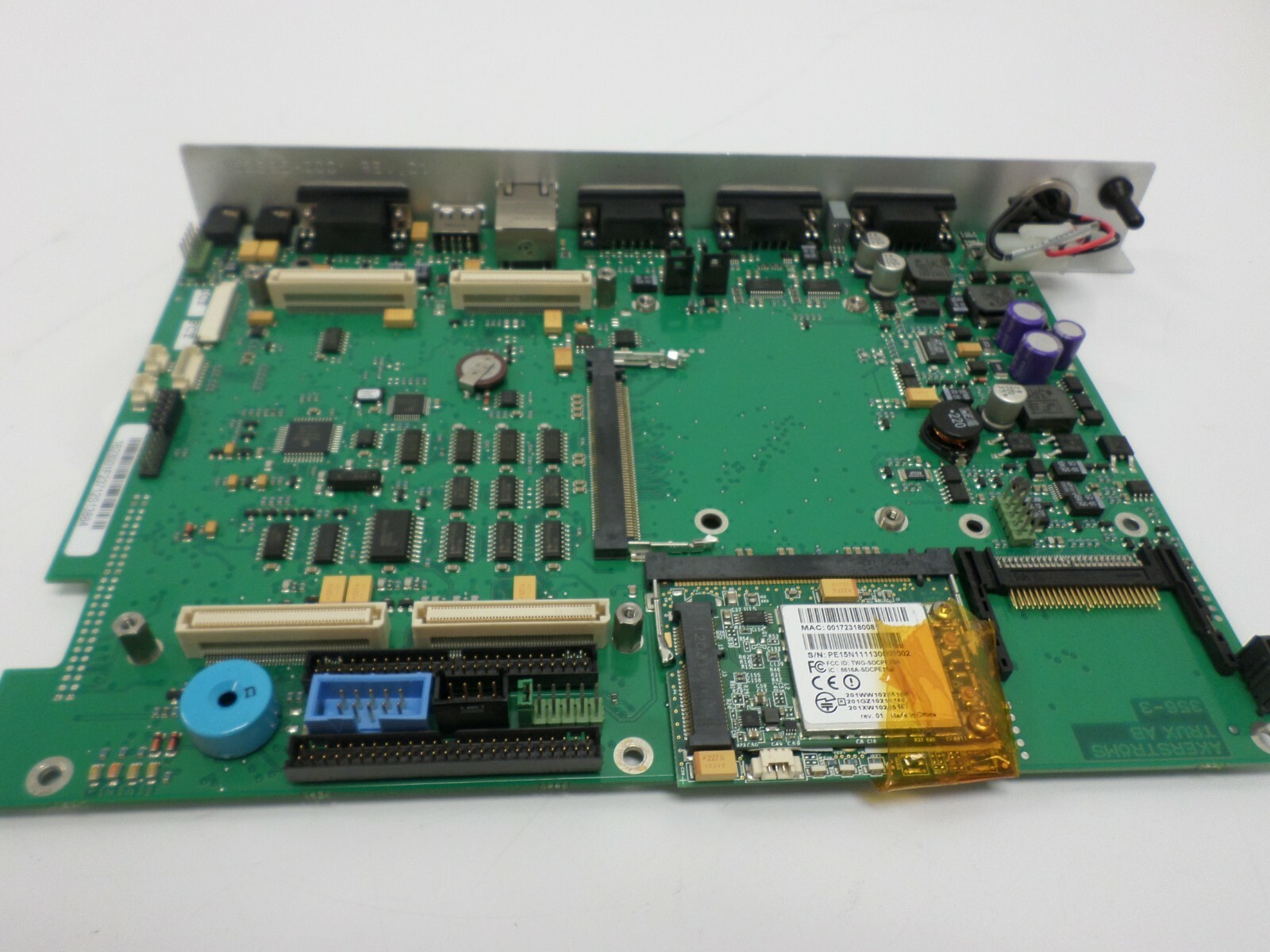 Akerstroms Trux AB 356-3 Circuit Board 3563 104536-000 w/ Face Plate