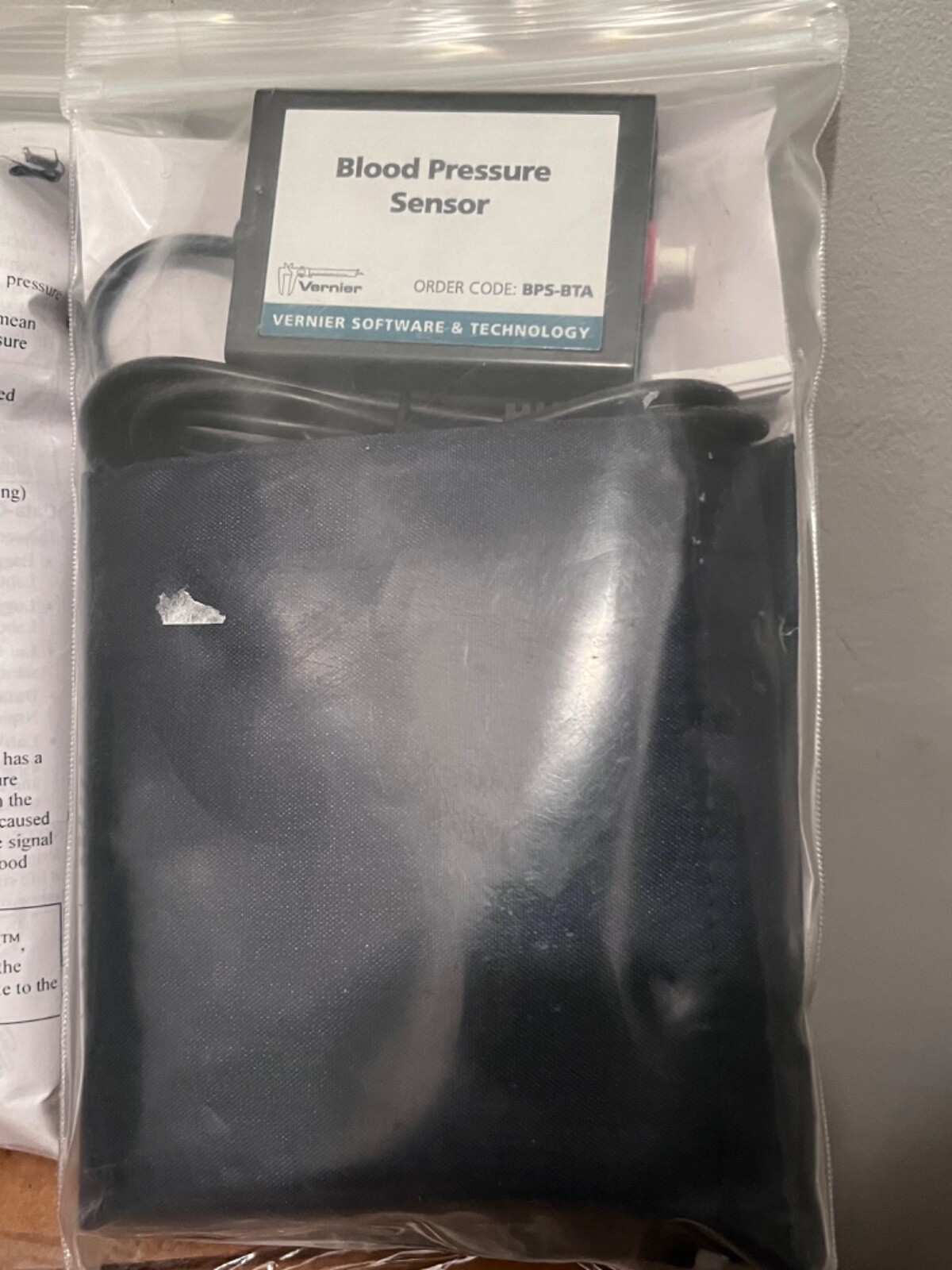 Pre-Owned Vernier BPSBTA Vernier Blood Pressure Sensor BPS-BTA Excellent Cond.