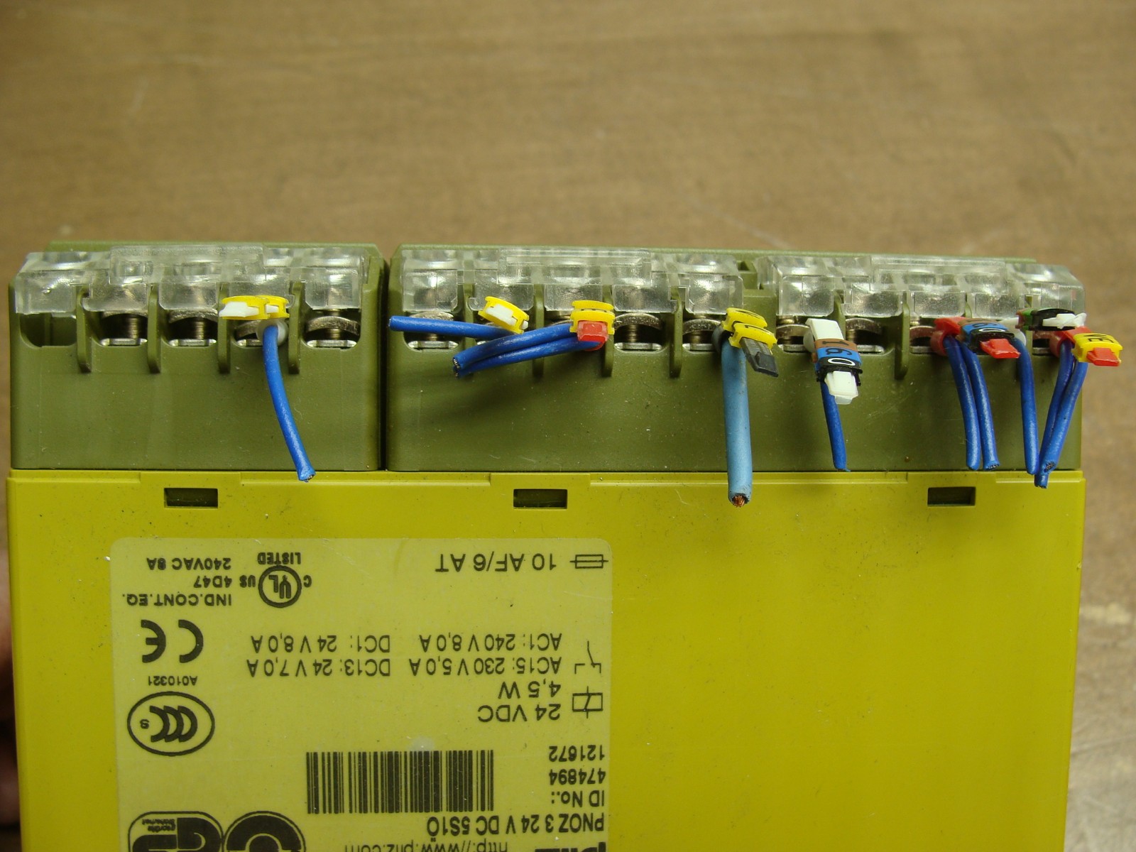 PILZ PNOZ 3 24V DC 5S10 SAFETY RELAY 474894 24VDC
