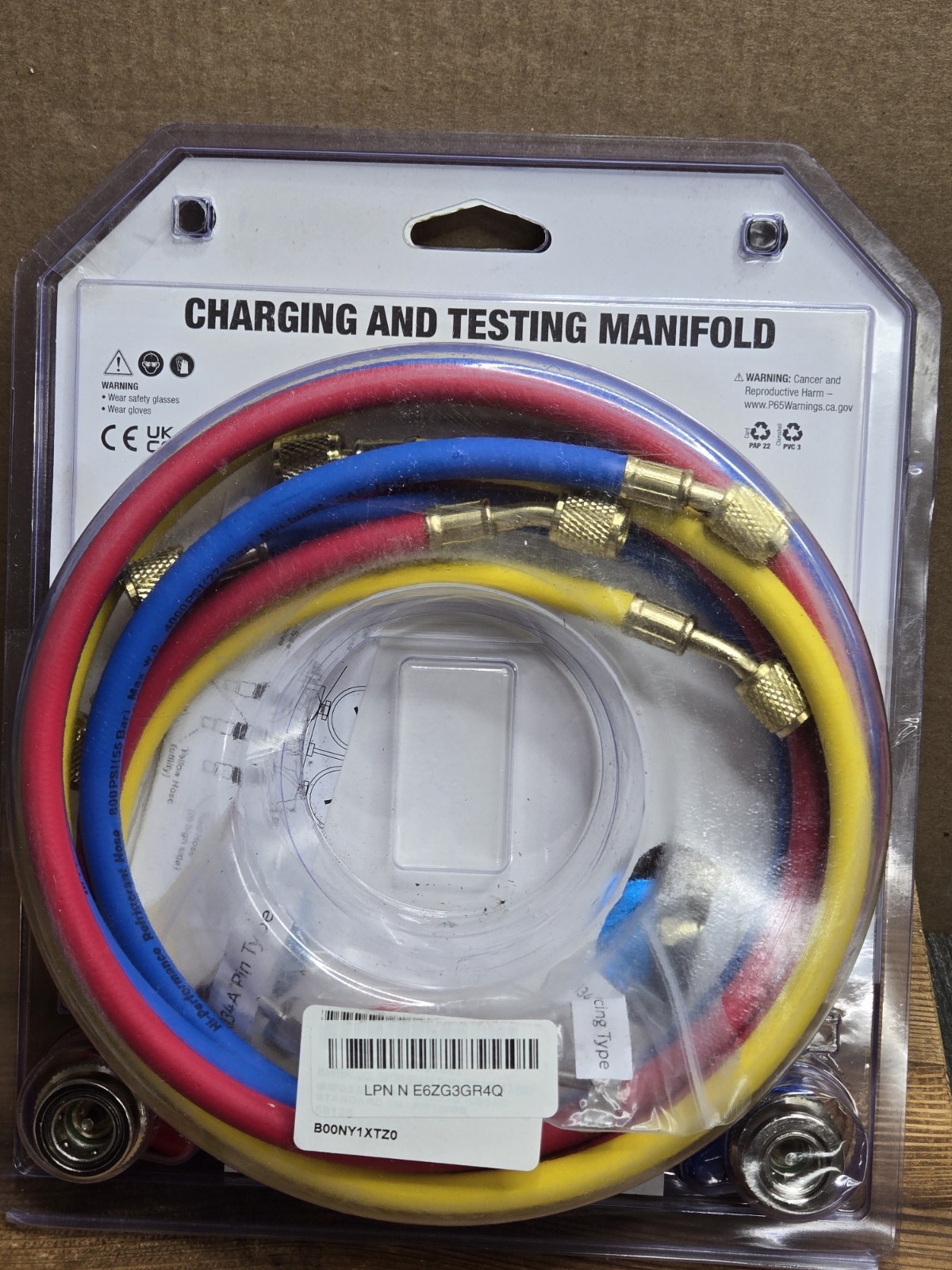 59136 Mastercool A/C HVAC Refrigeration Manifold w 36″ Charging Hoses R410A