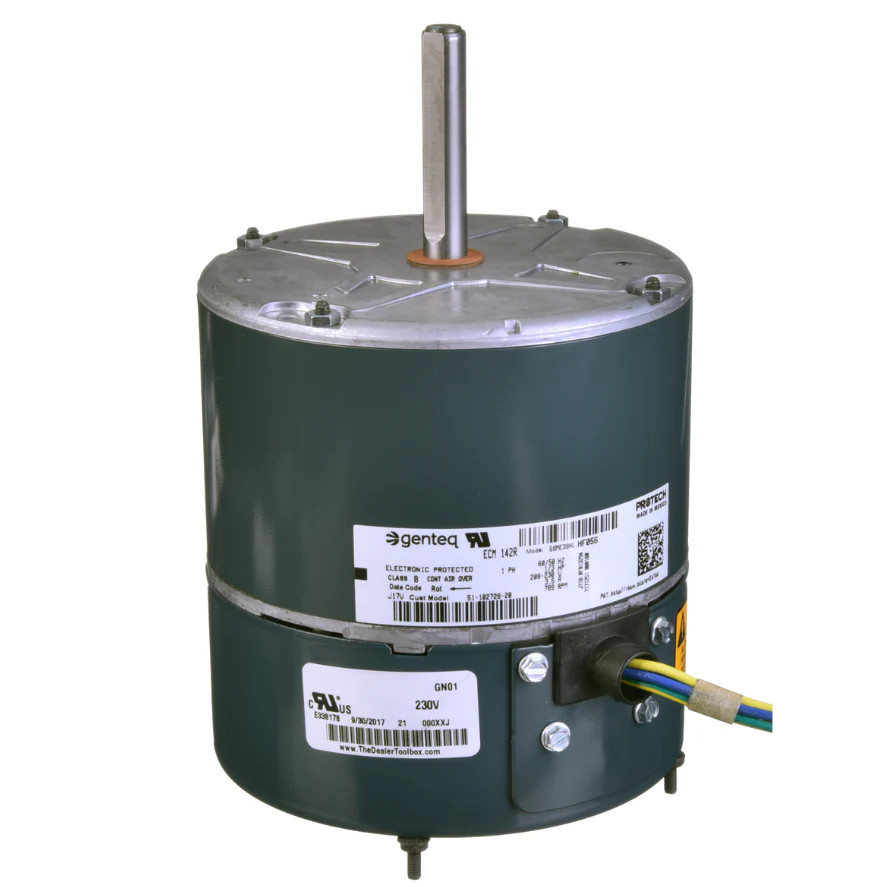 Rheem 51-102728-20 OEM 1/3 HP 208/230V Condenser ECM Motor
