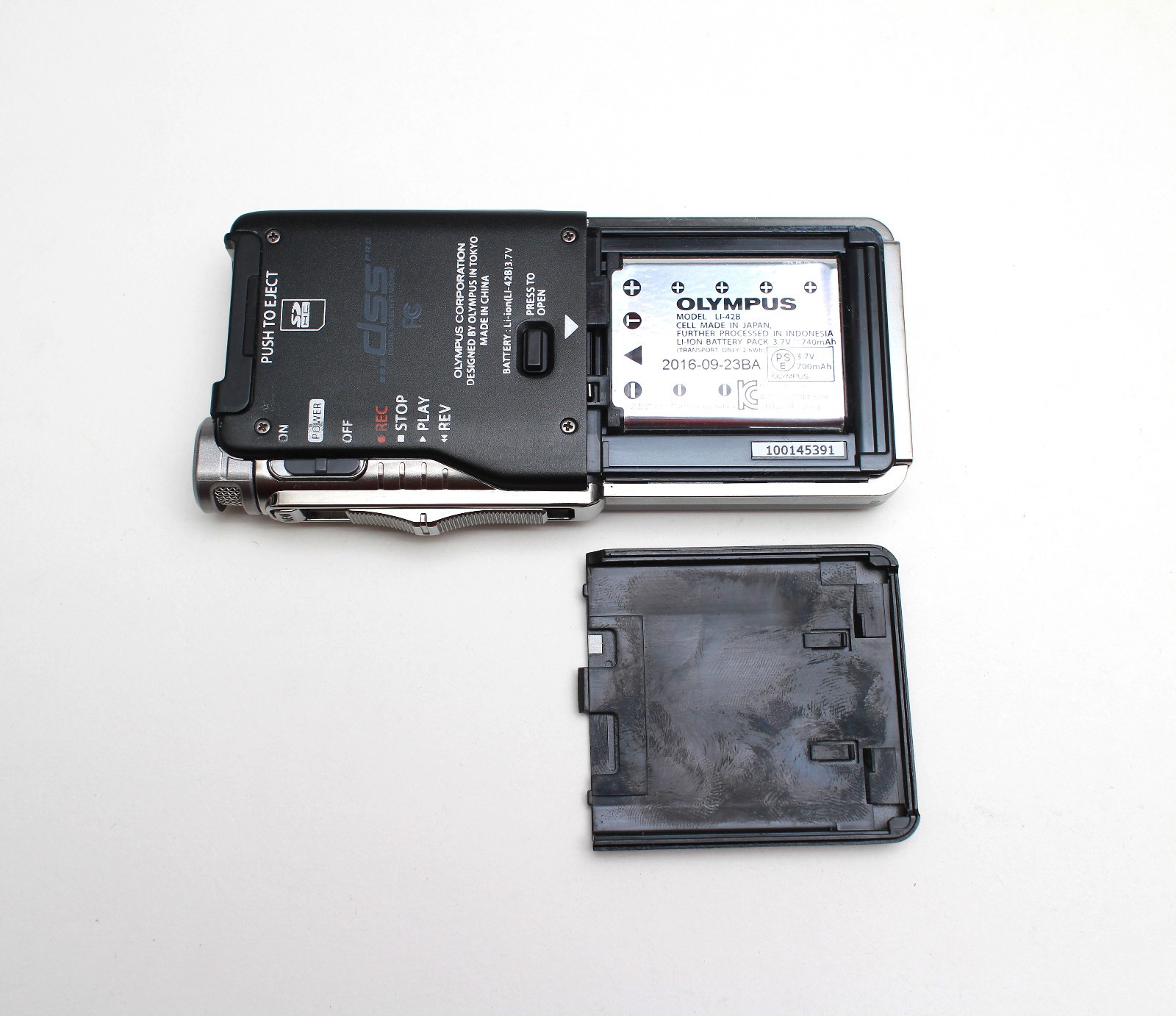 Olympus DS-7000 Digital Voice Recorder DSS Pro SD Card Tested