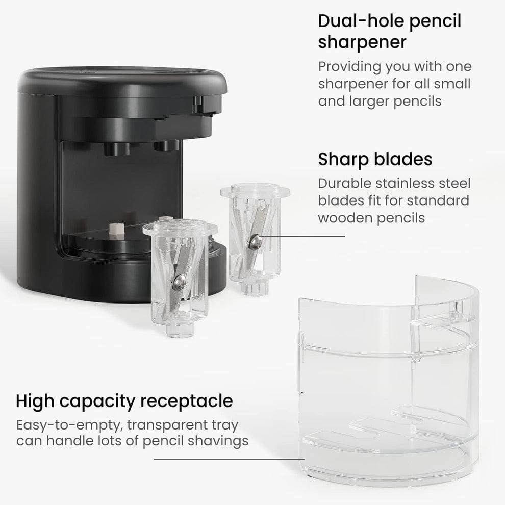 Arteza 2-Hole Battery Operated Pencil Sharpener