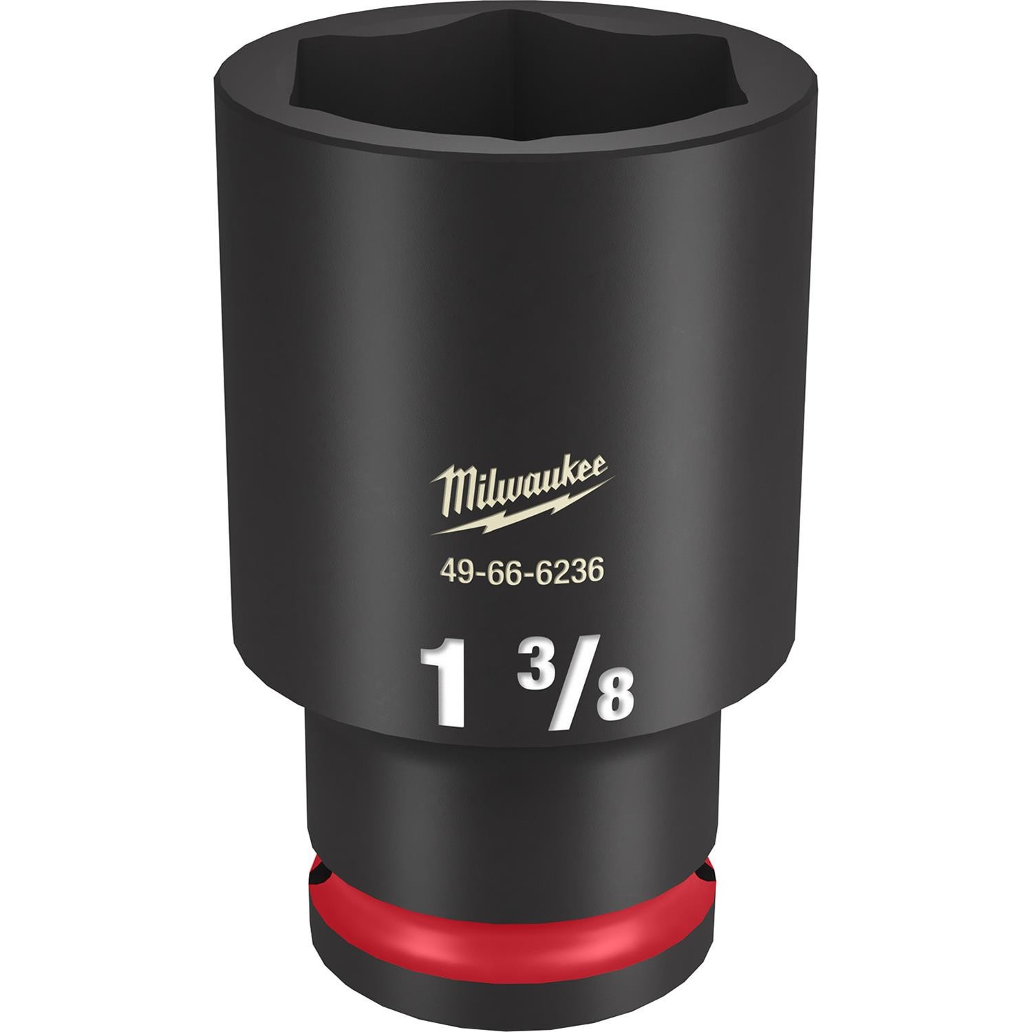 Milwaukee 49-66-6236 1-3/8″ Socket Shockwave Impact Duty 1/2″ Drive Deep Socket
