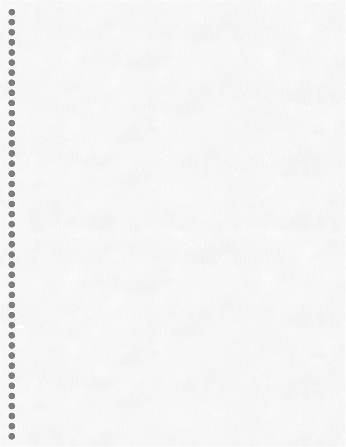 Professional Pre-Punched Spiral Binding Paper – 44-Hole (4:1 Pitch Hole Punch) –