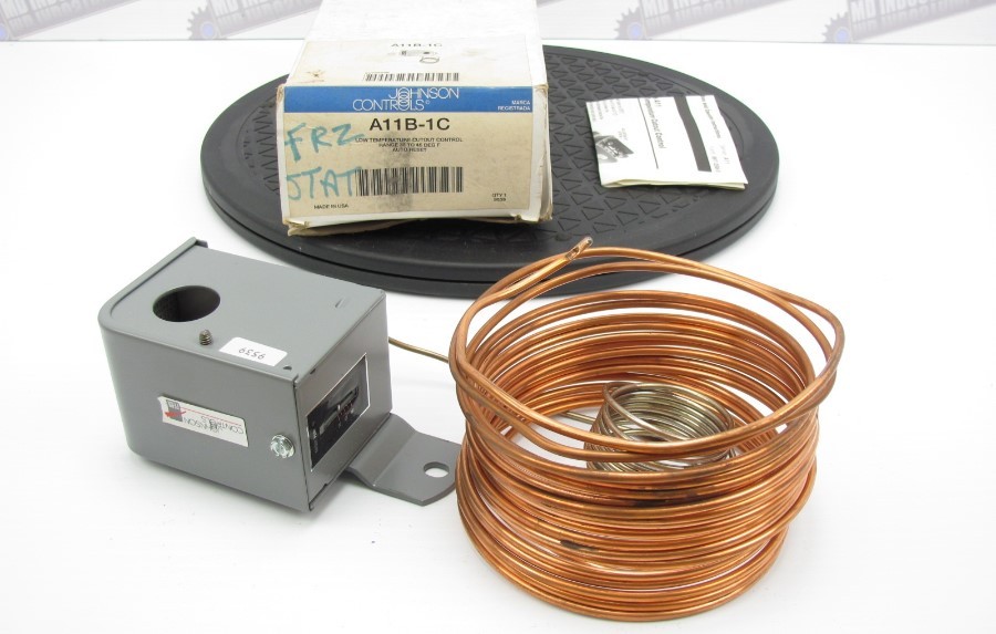 JOHNSON – A11B-1C – Freeze Stat Low Temp Cutout Control w/Auto Reset (35-45F)