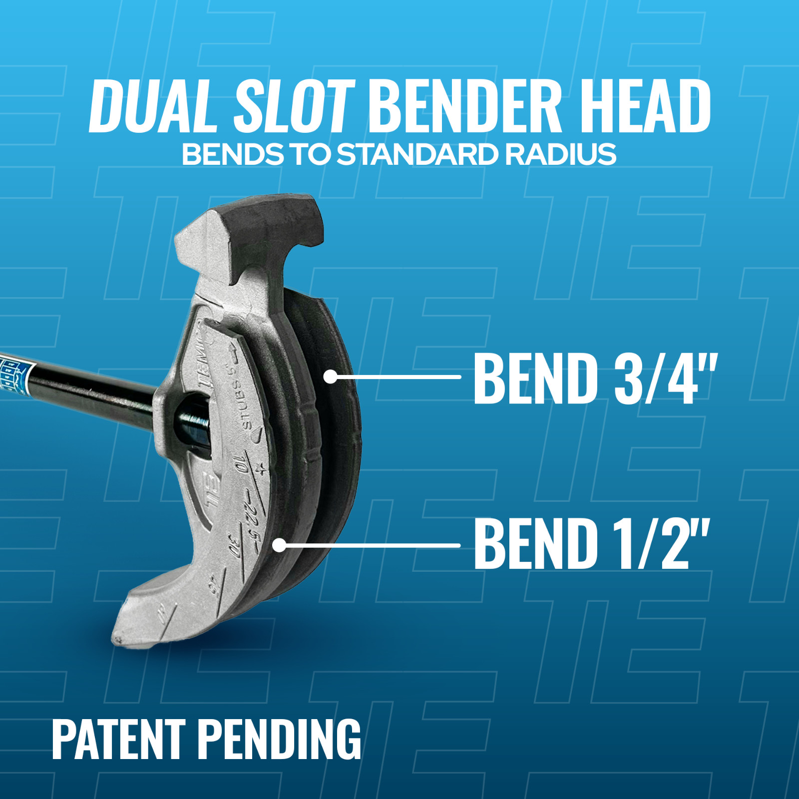 TEMCo 2 in 1 Conduit Bender – for 1/2″ & 3/4″ EMT