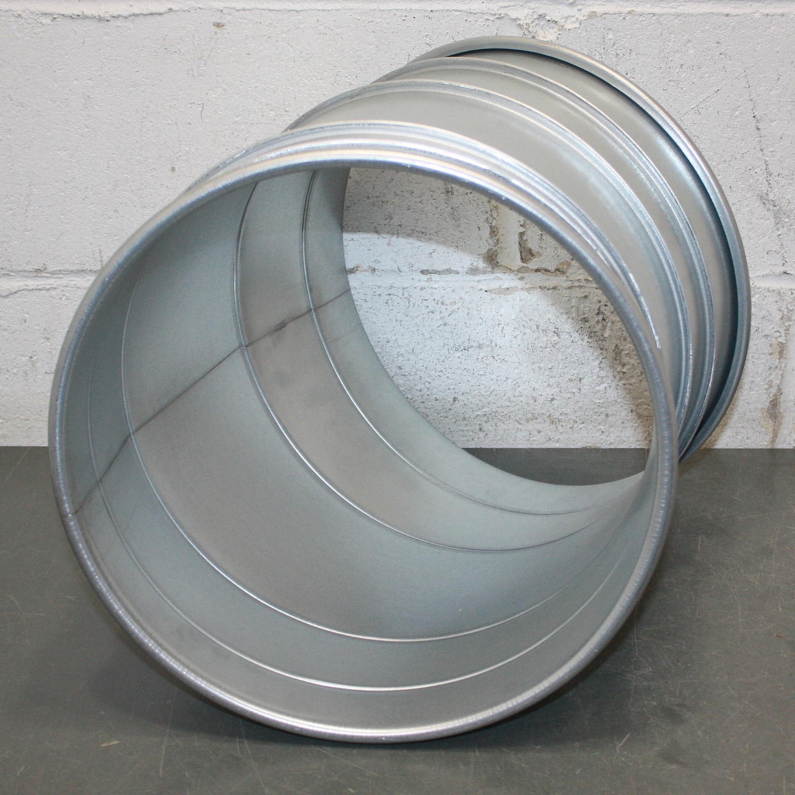 Nordfab 30° Elbow Duct Fitting 8040400017, 12″ Round, 22 ga Galvanized Steel