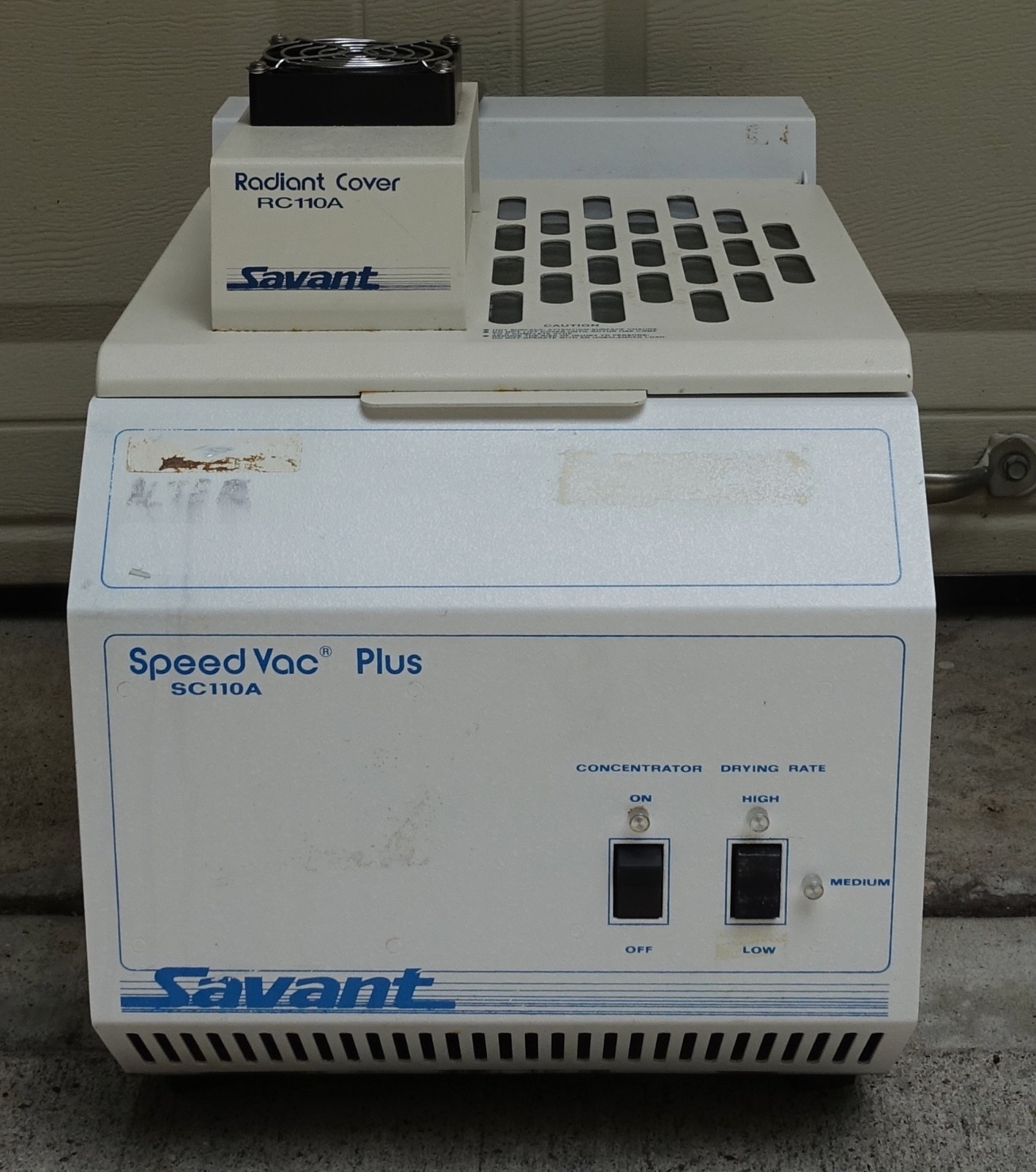 Savant Speed Vac Plus SC110A Centrifuge + Radiant Cover RC110A