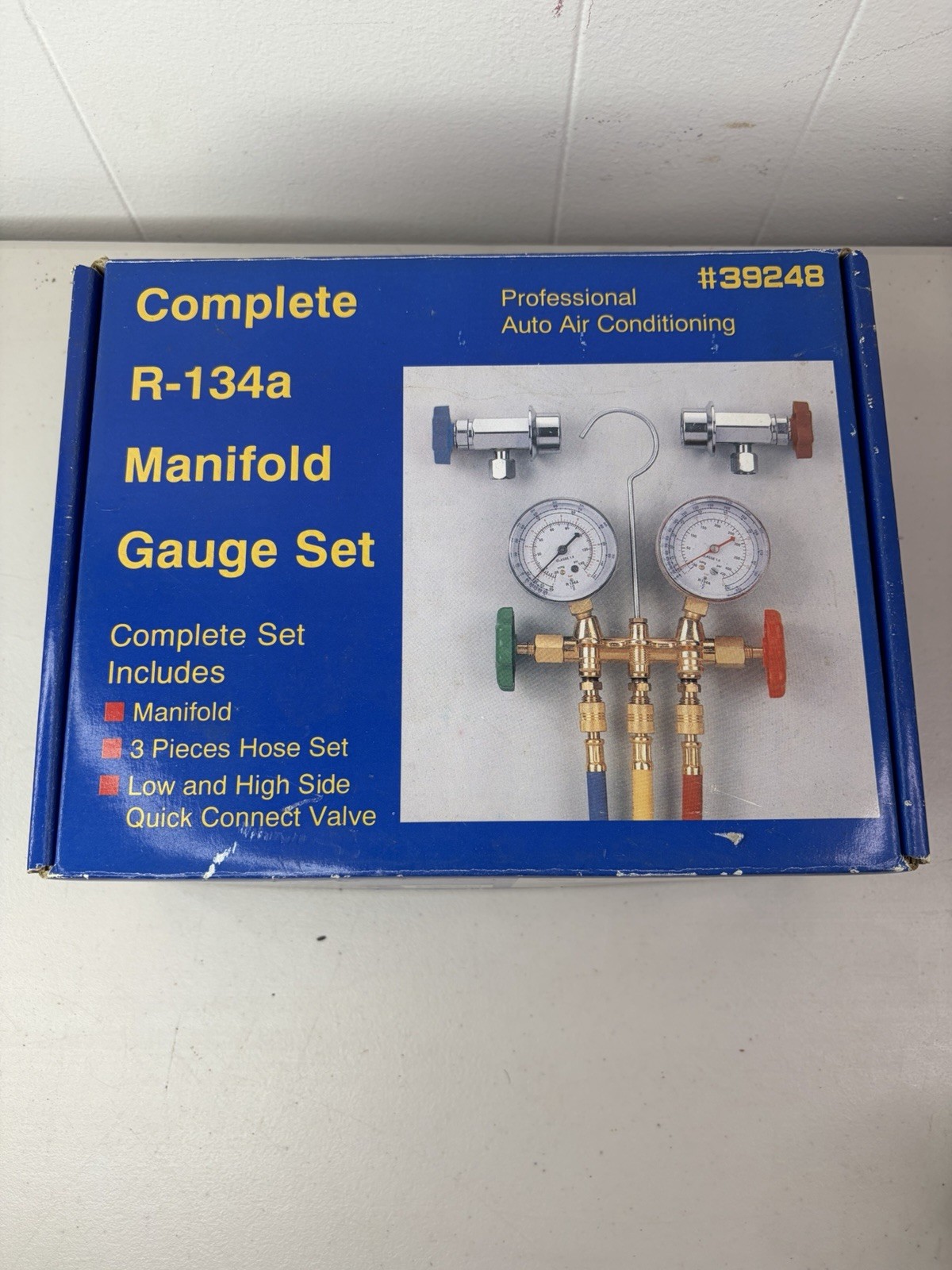 R134A HVAC A/C Refrigeration Kit AC Manifold Gauge Set