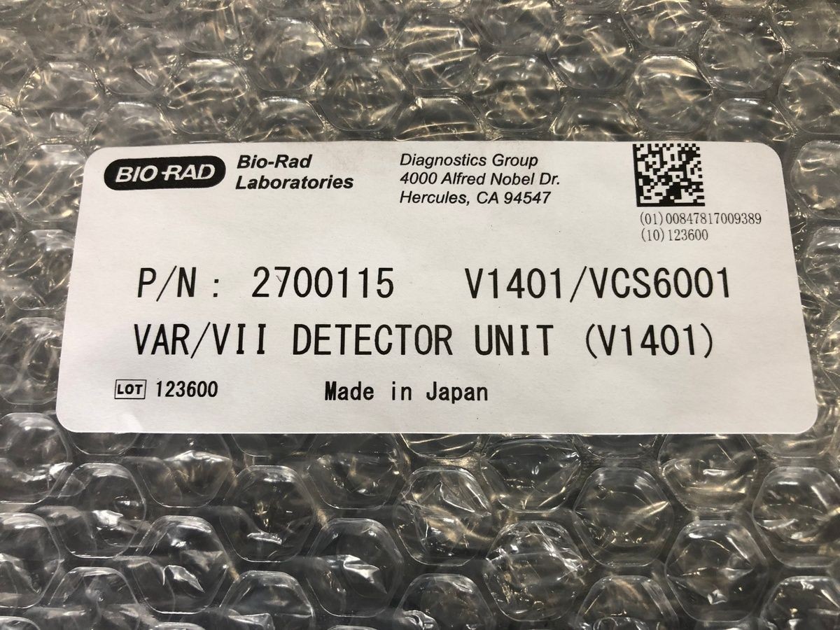 Bio-Rad 2700115 VAR/VII Detector Unit with Pump Service Kit
