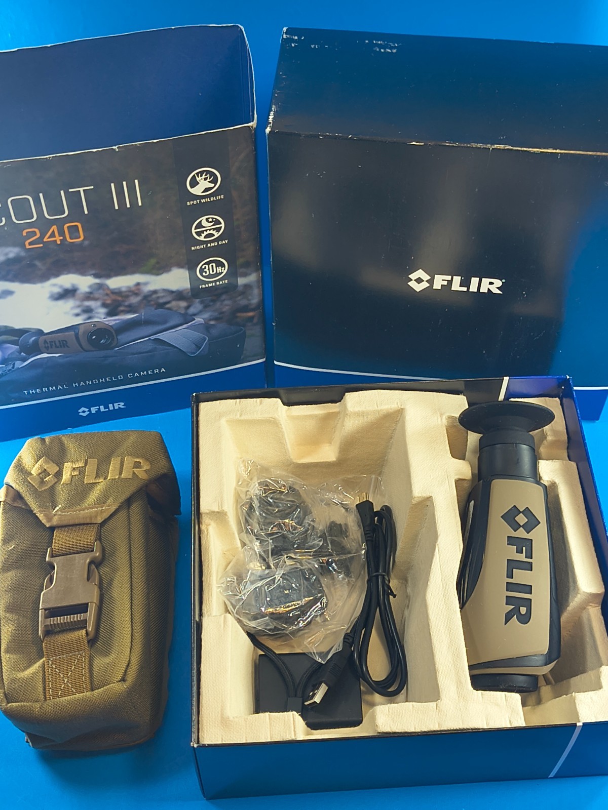 Flir Scout III 240 30Hz IR Infrared Thermal Monocular Imager