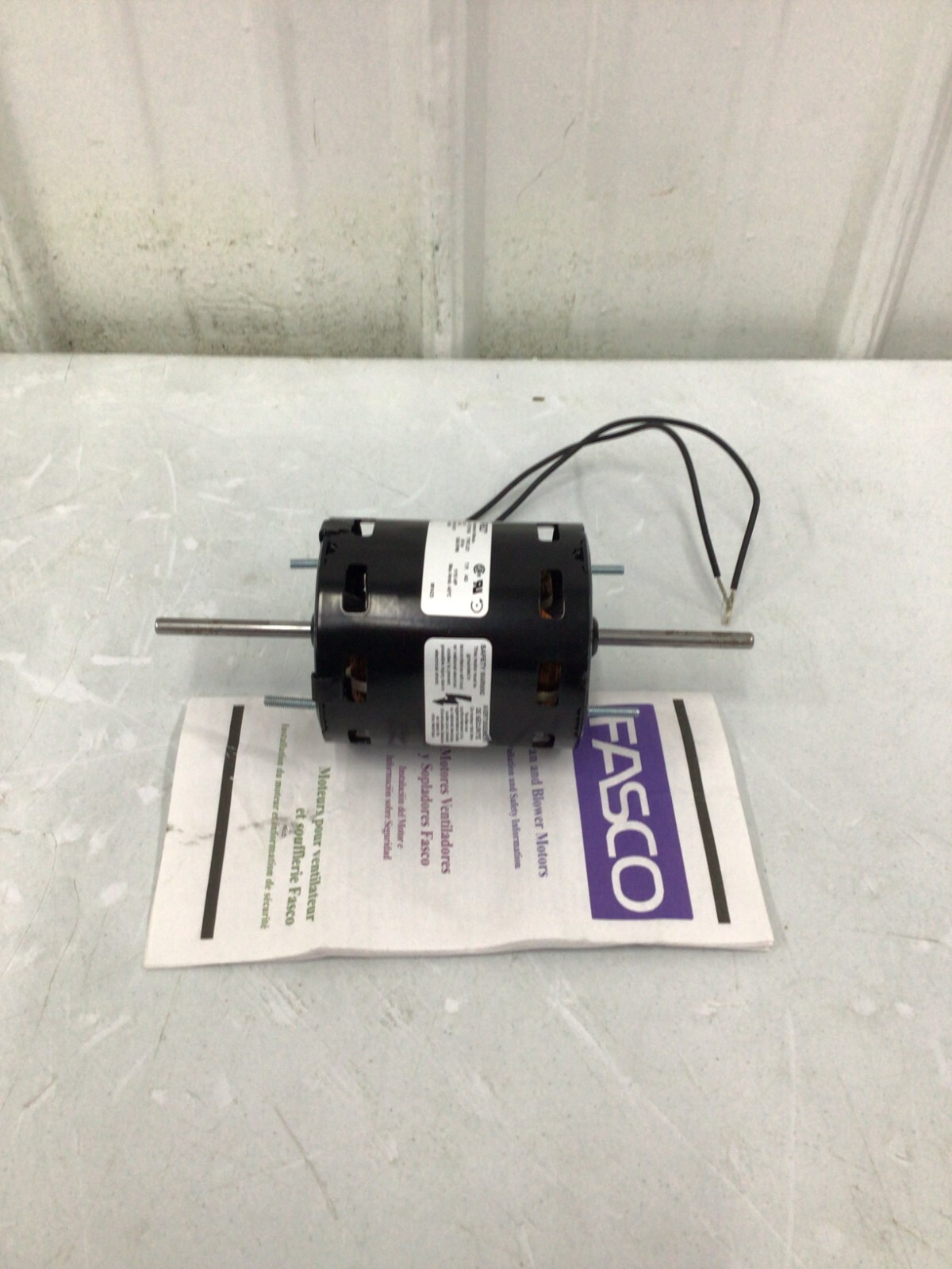FASCO – D211 Motor,1/15 HP,3,000 rpm,115V