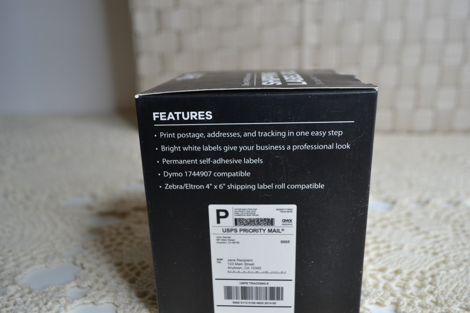 ONYX Shipping Labels, 4″ x 6 1/4″, 250 Labels per Roll have 13 BN Rolls avail.