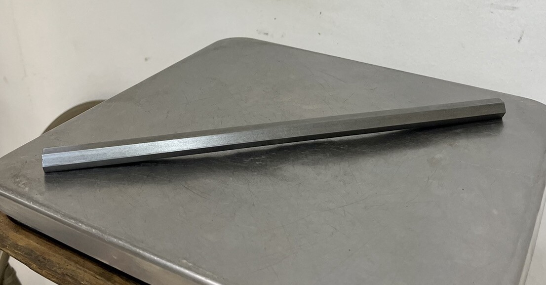 12L14 Carbon Steel Bar Stock CNC Lathe, Machining 1/2″ Hex x 12″ Long
