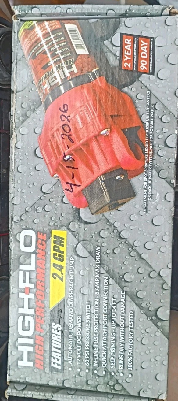 High Flo High Performance 2.4 GPM 60 PSI Pump (5151087)